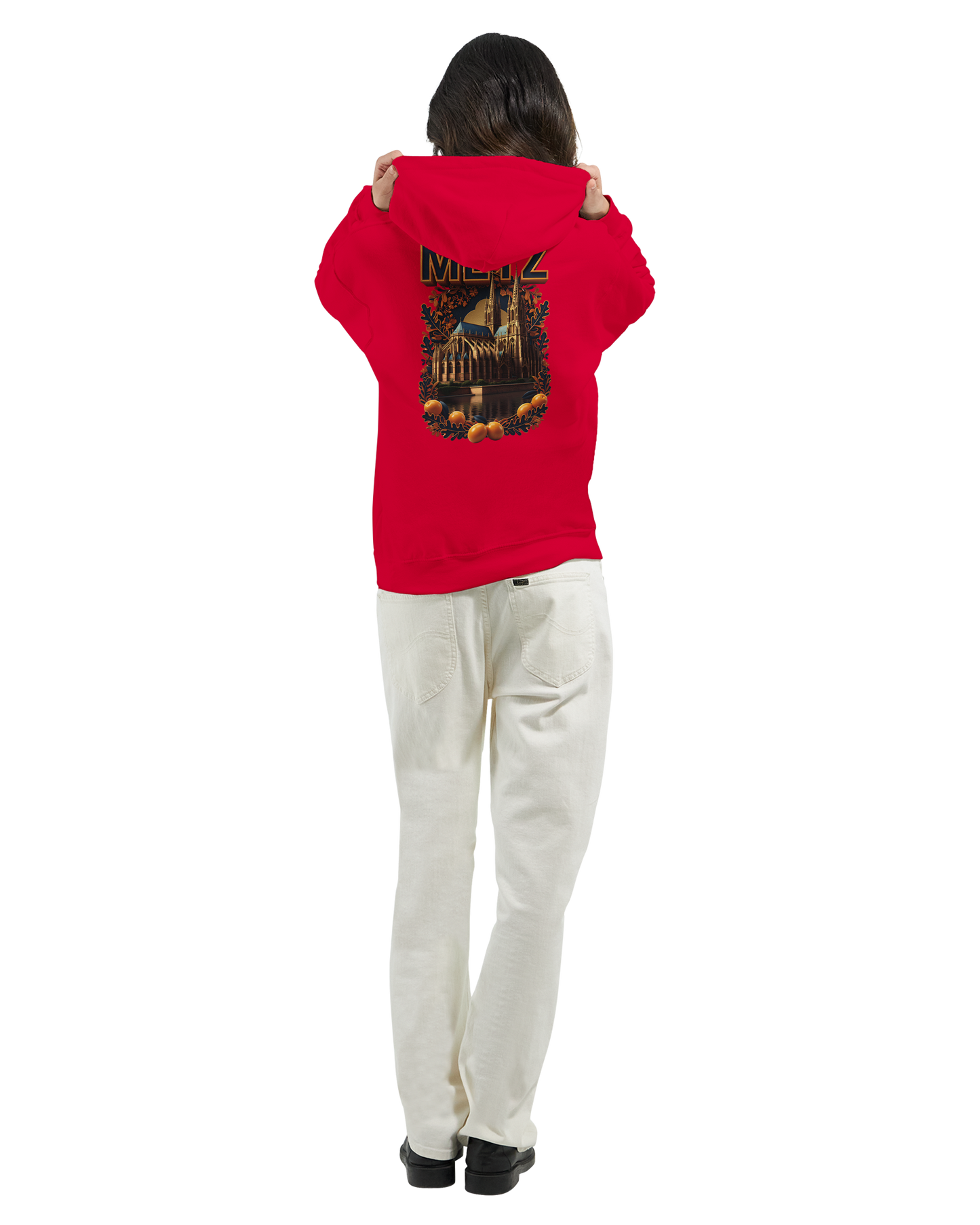 Unisex-Hoodie Metz Stadt Frankreich klassisch | Gildan® 18500