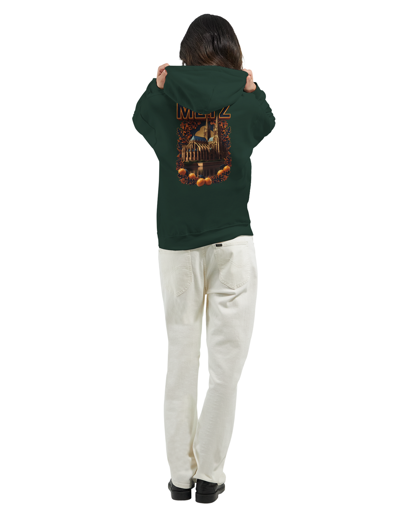 Unisex-Hoodie Metz Stadt Frankreich klassisch | Gildan® 18500