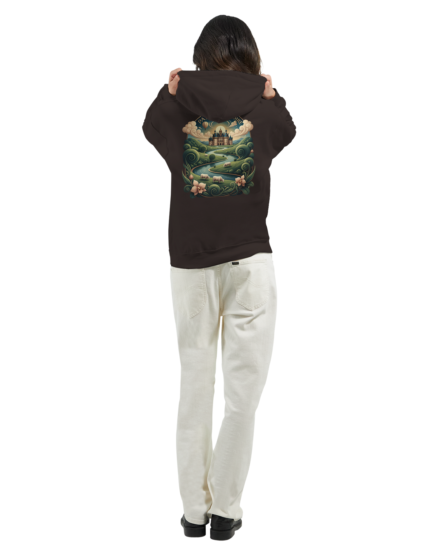 Klassischer Unisex-Kapuzenpullover Pays de la Loire | Gildan® 18500