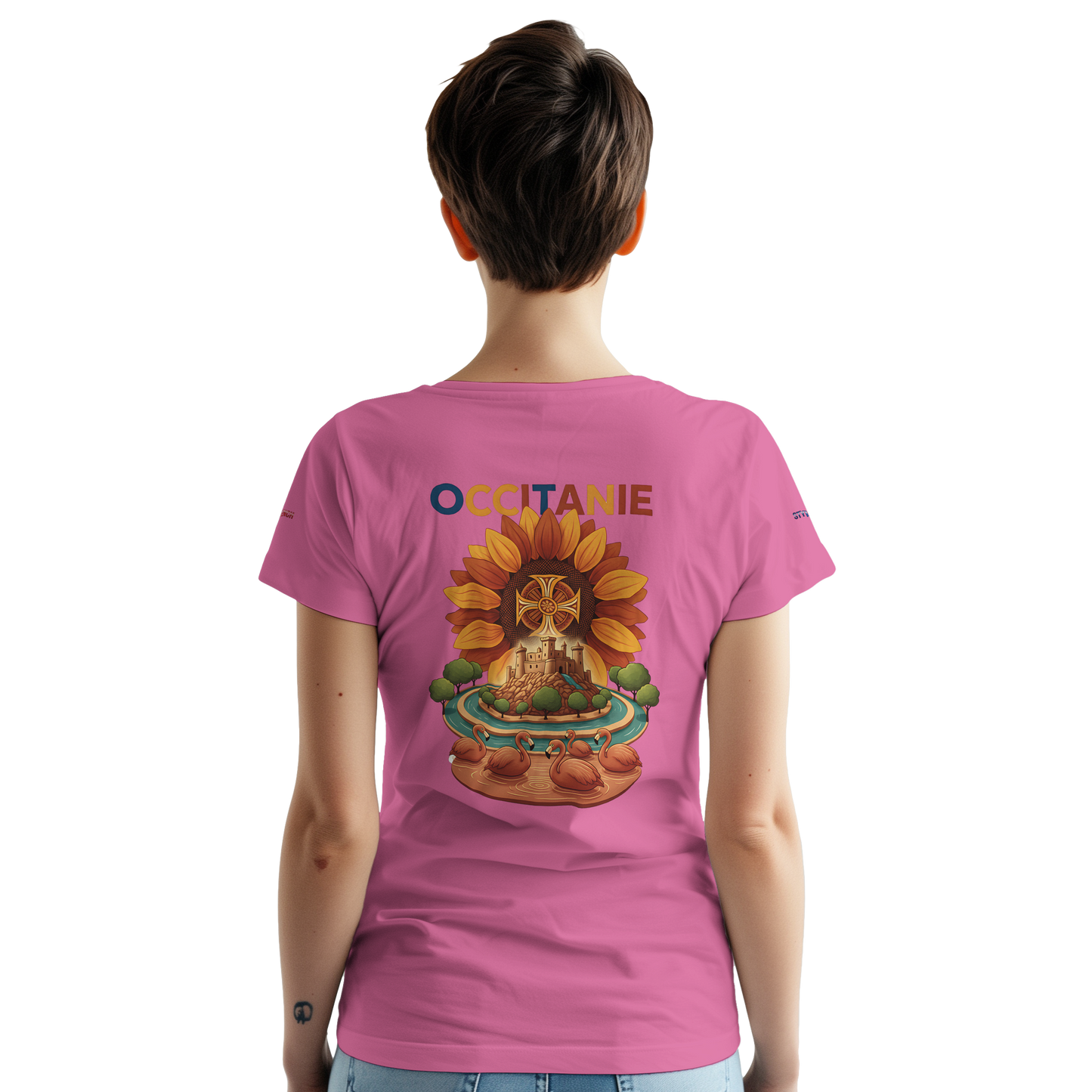 Unisex Occitania T-Shirt, dick, Rundhalsausschnitt | Gildan® 5000