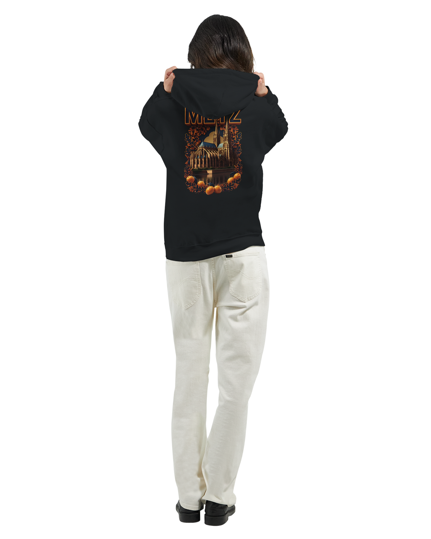 Unisex-Hoodie Metz Stadt Frankreich klassisch | Gildan® 18500