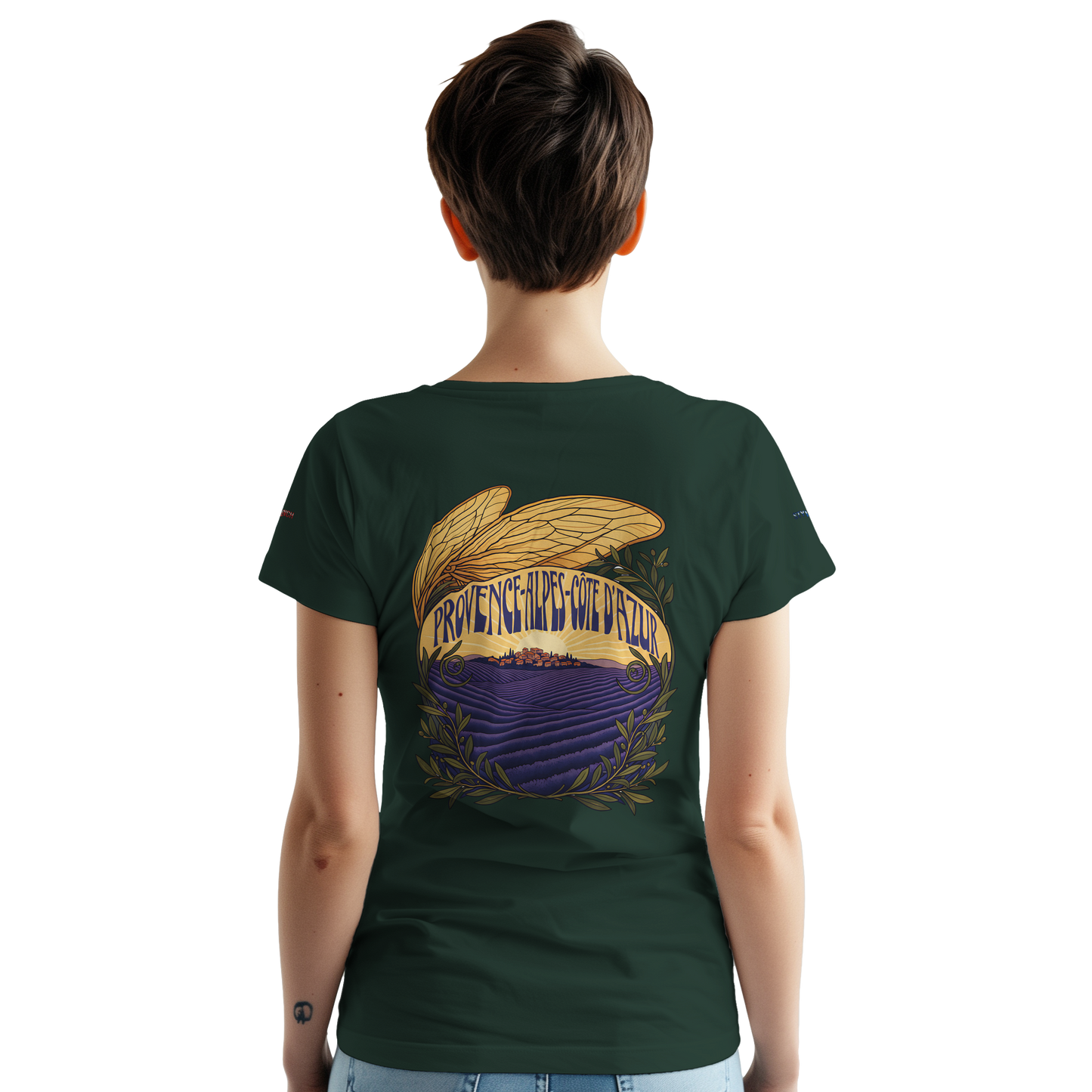 Unisex T-Shirt Provence-Alpes-Côte d'Azur, schwerer Rundhalsausschnitt | Gildan® 5000