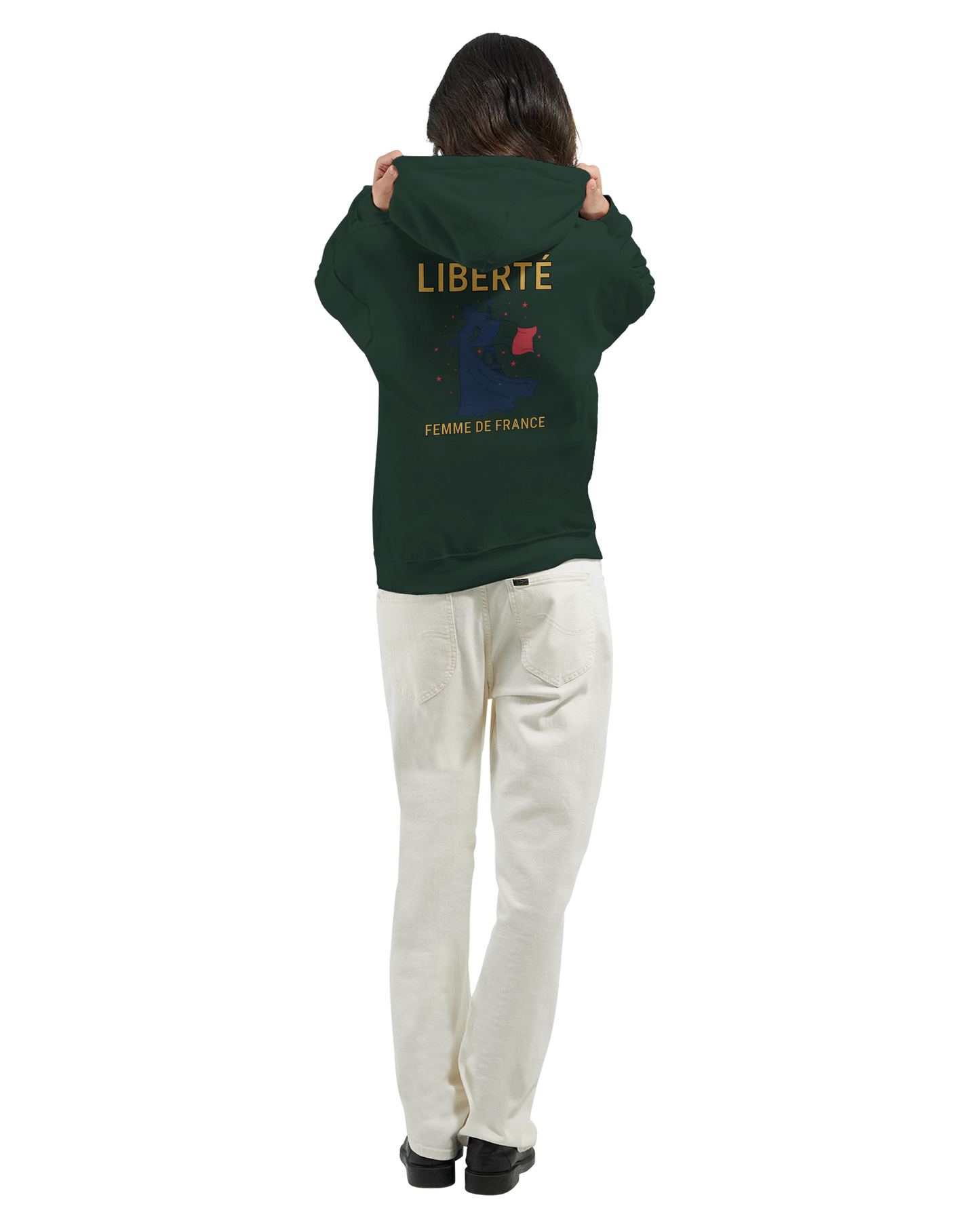 Kapuzenpullover Freiheit Damen French Classic Stil | Gildan® 18500
