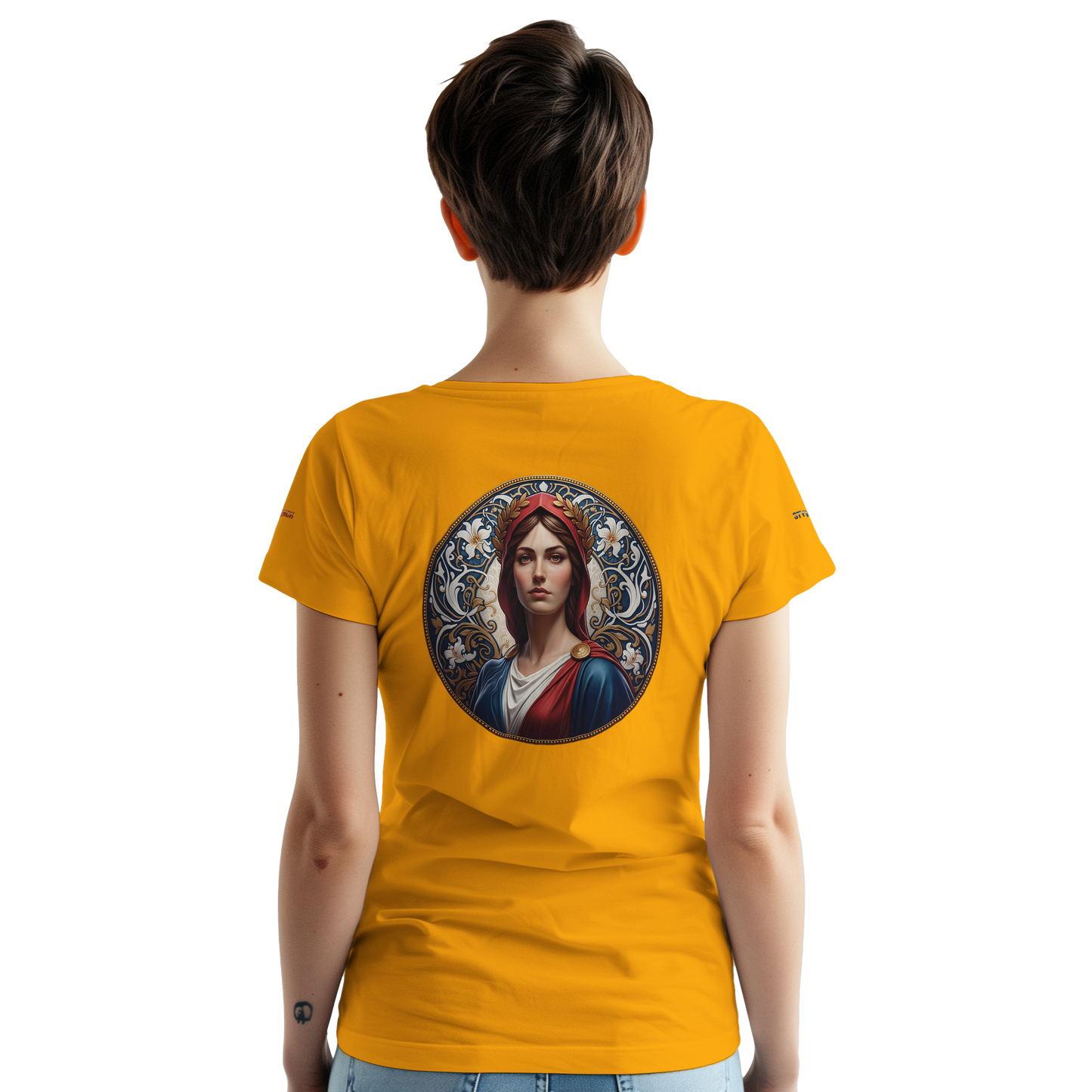 Damen T-Shirt Marianne dick, Rundhals | Gildan® 5000