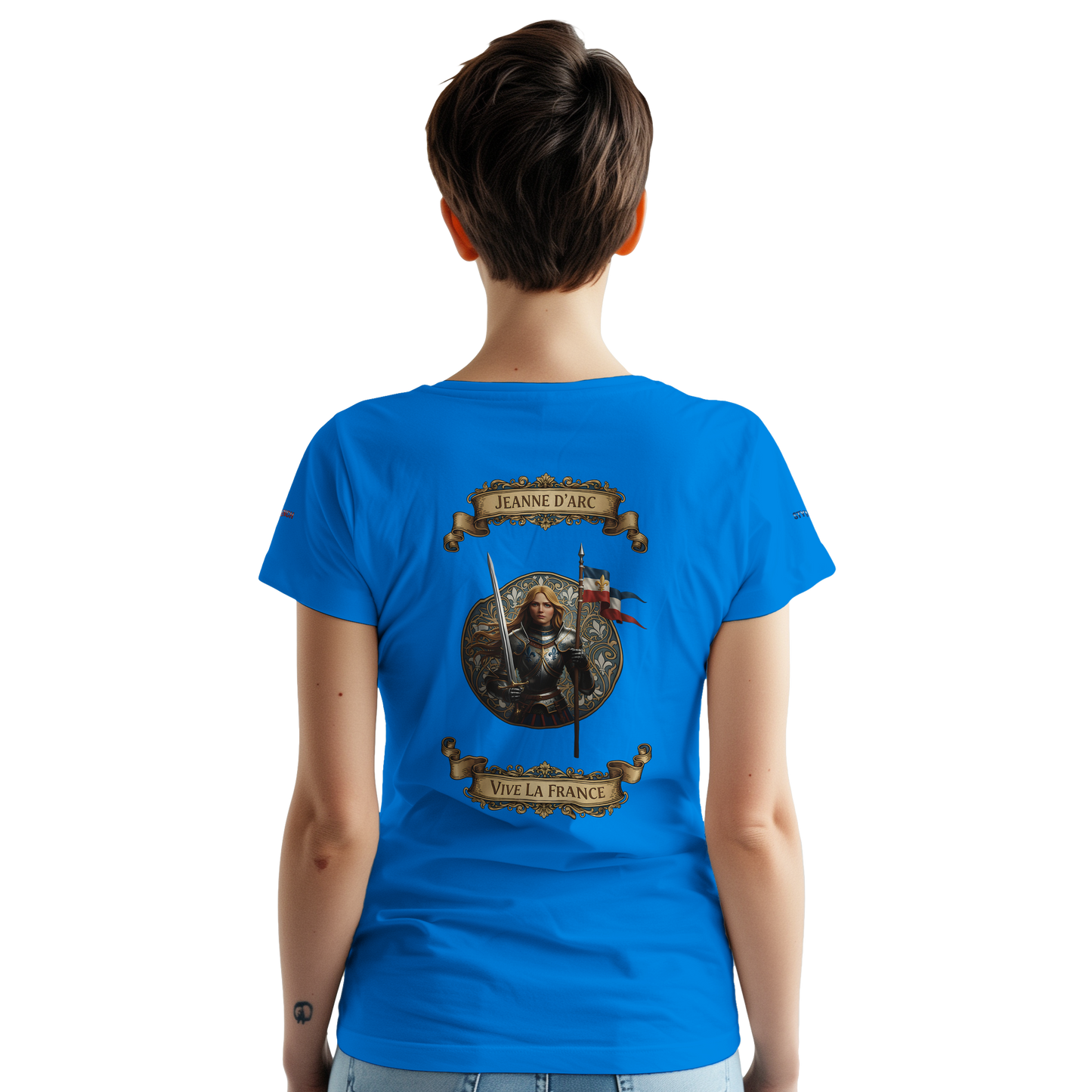 Damen T-Shirt Jeanne d'Arc dick Rundhals | Gildan® 5000