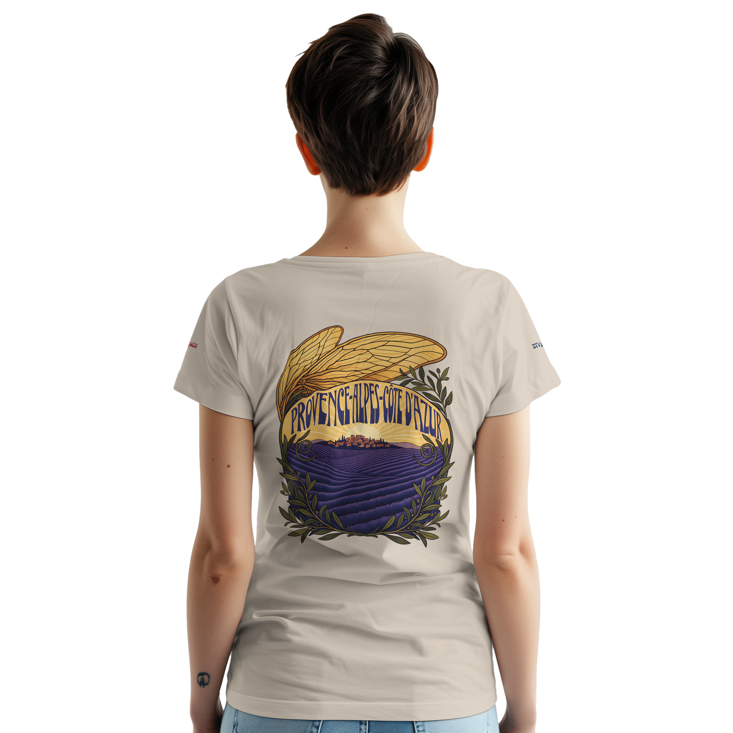 Unisex T-Shirt Provence-Alpes-Côte d'Azur, schwerer Rundhalsausschnitt | Gildan® 5000