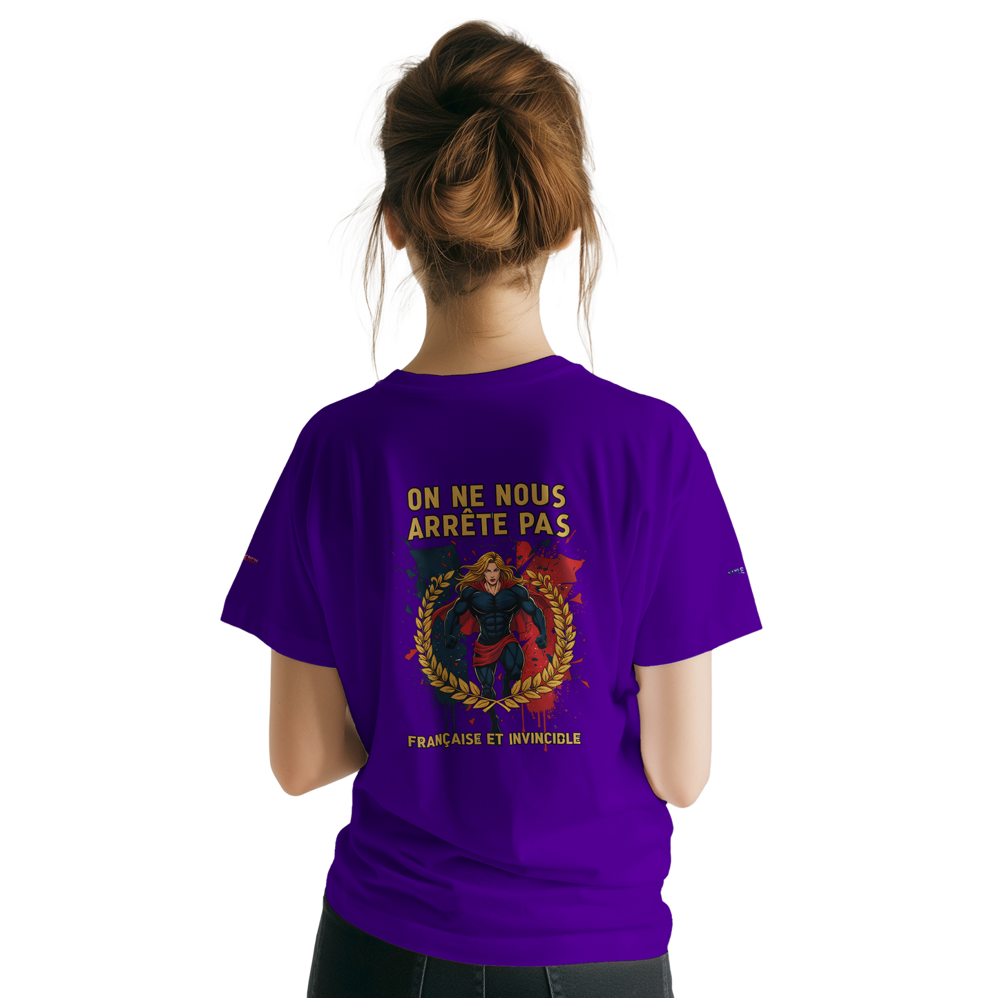 T-shirt Femme 'On ne nous arrête pas' – Coton Doux Premium