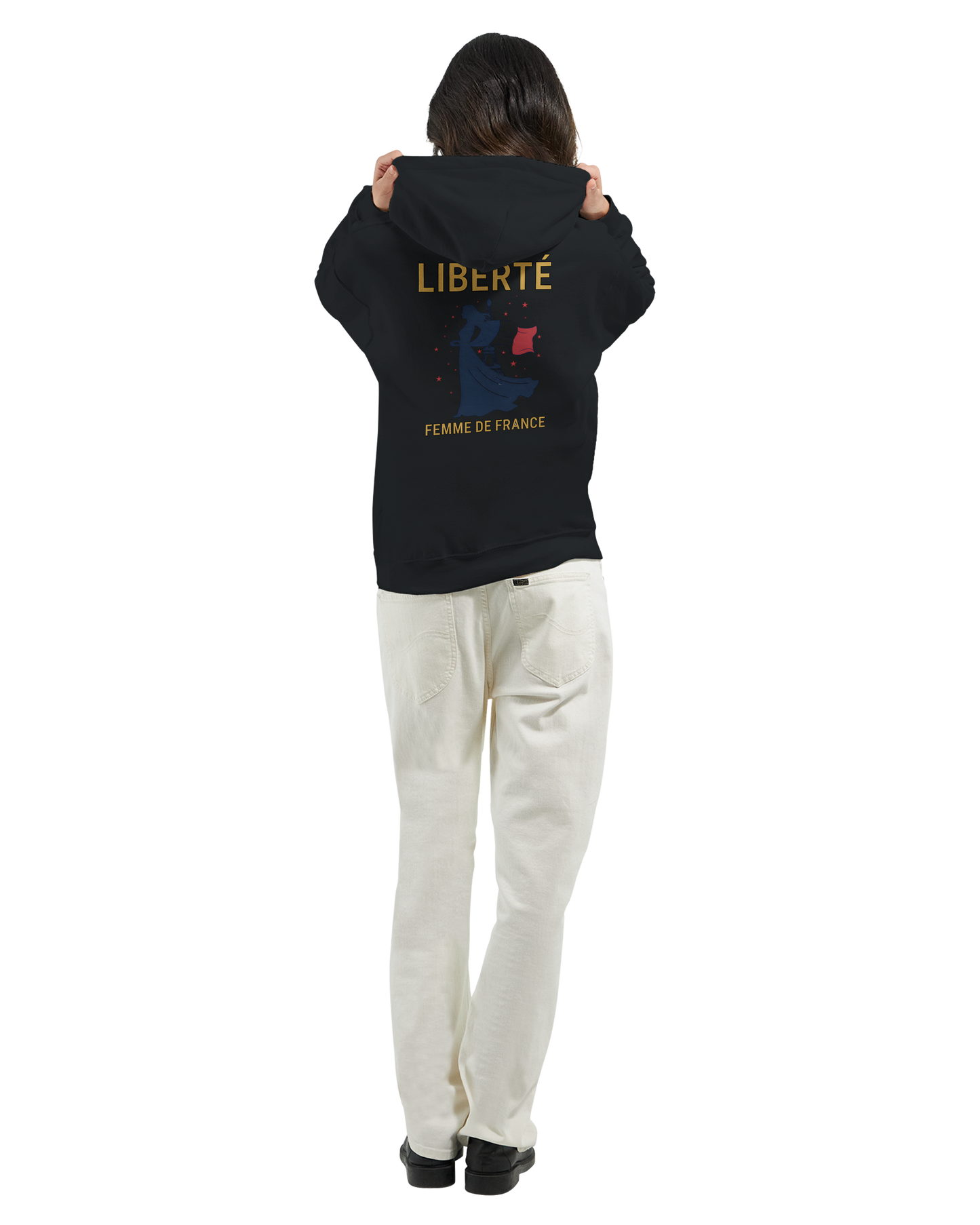 Kapuzenpullover Freiheit Damen French Classic Stil | Gildan® 18500