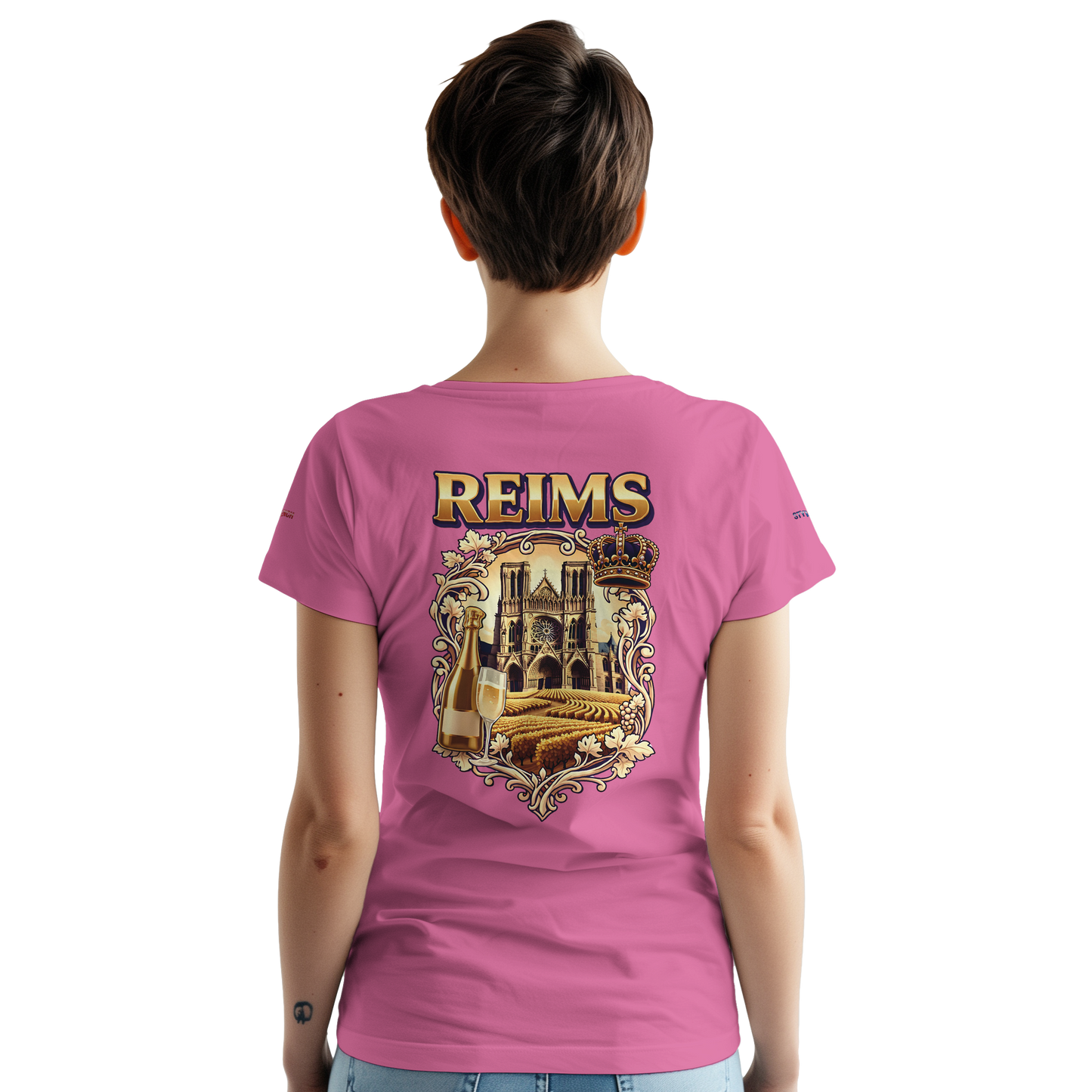 T-shirt Unisexe Reims - Ville de France - Coton Premium