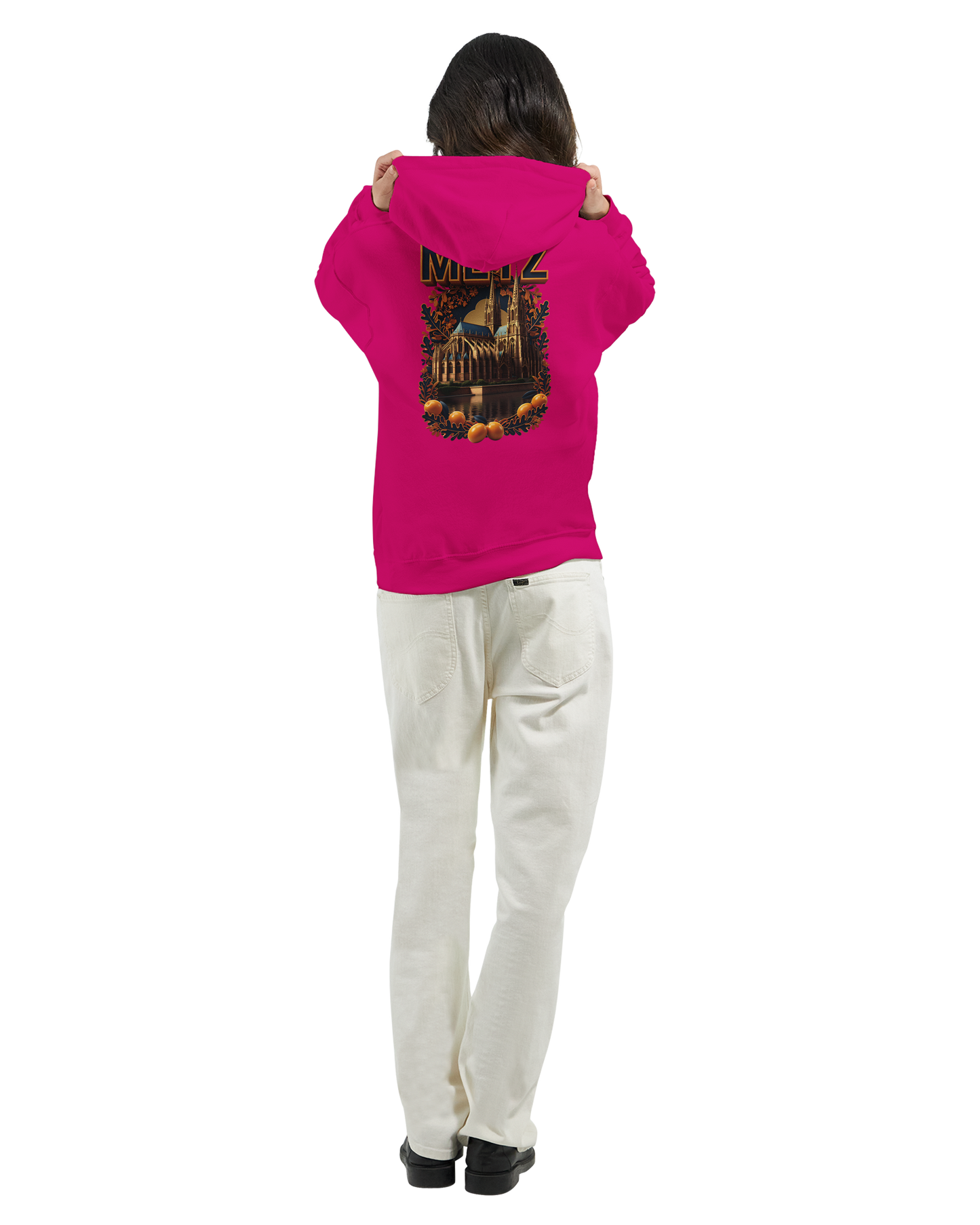 Unisex-Hoodie Metz Stadt Frankreich klassisch | Gildan® 18500