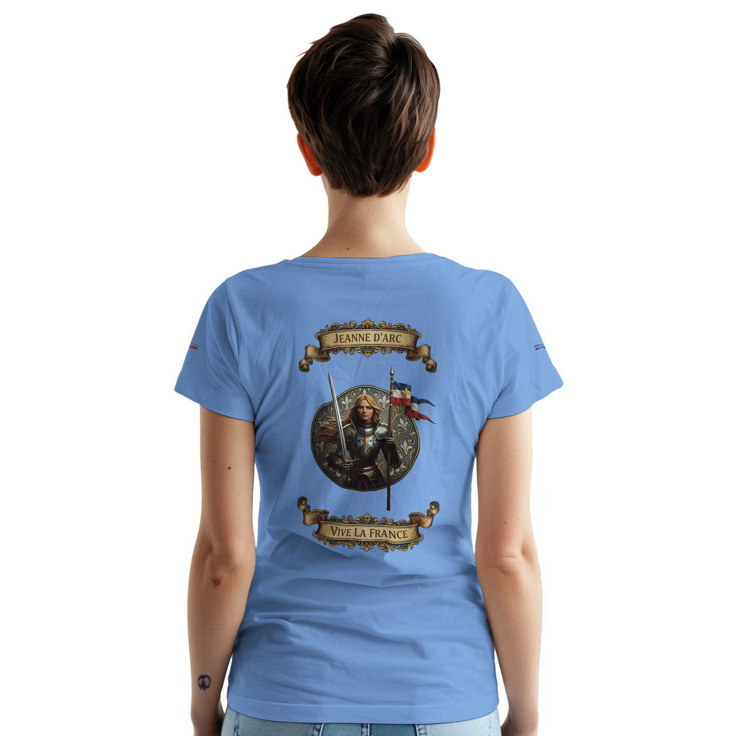 Damen T-Shirt Jeanne d'Arc dick Rundhals | Gildan® 5000