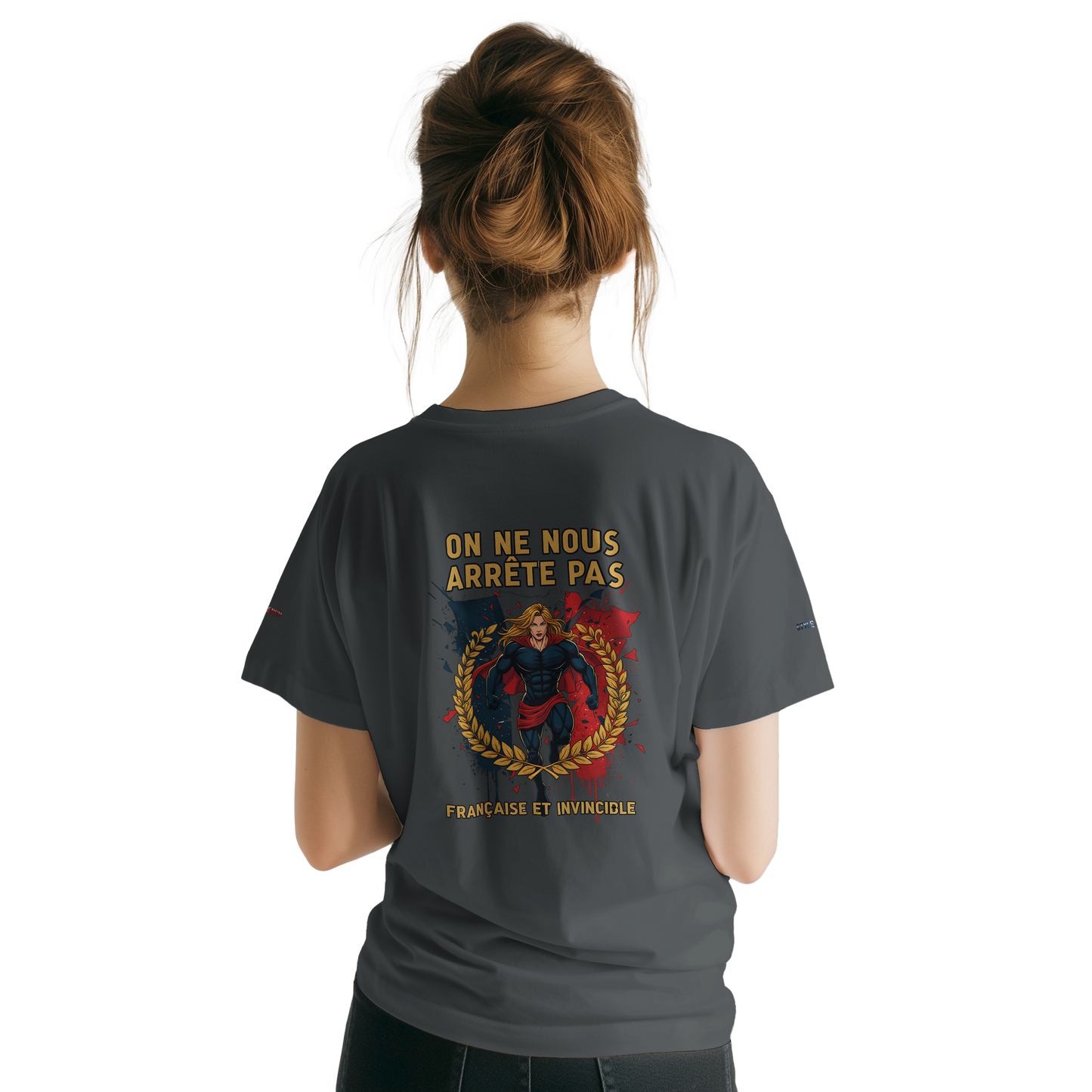 T-shirt Femme 'On ne nous arrête pas' – Coton Doux Premium