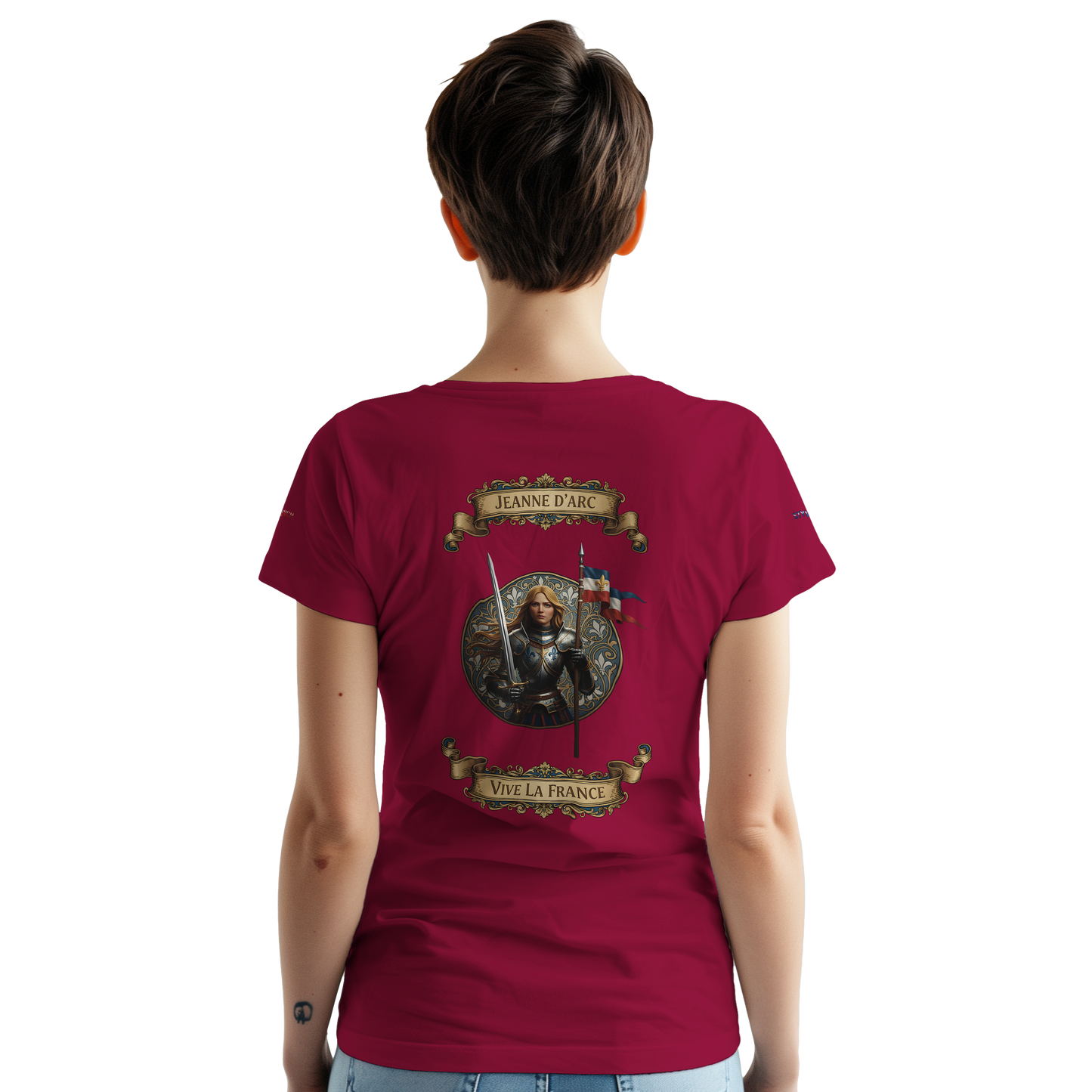 Damen T-Shirt Jeanne d'Arc dick Rundhals | Gildan® 5000
