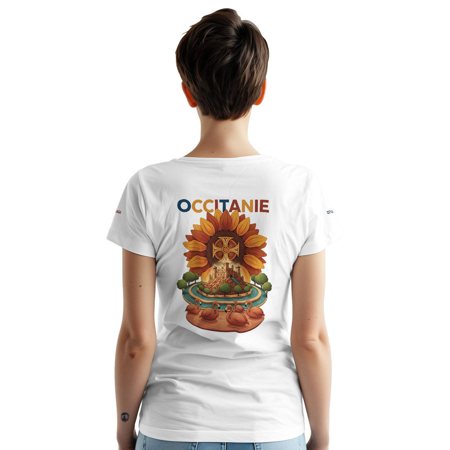 Unisex Occitania T-Shirt, dick, Rundhalsausschnitt | Gildan® 5000