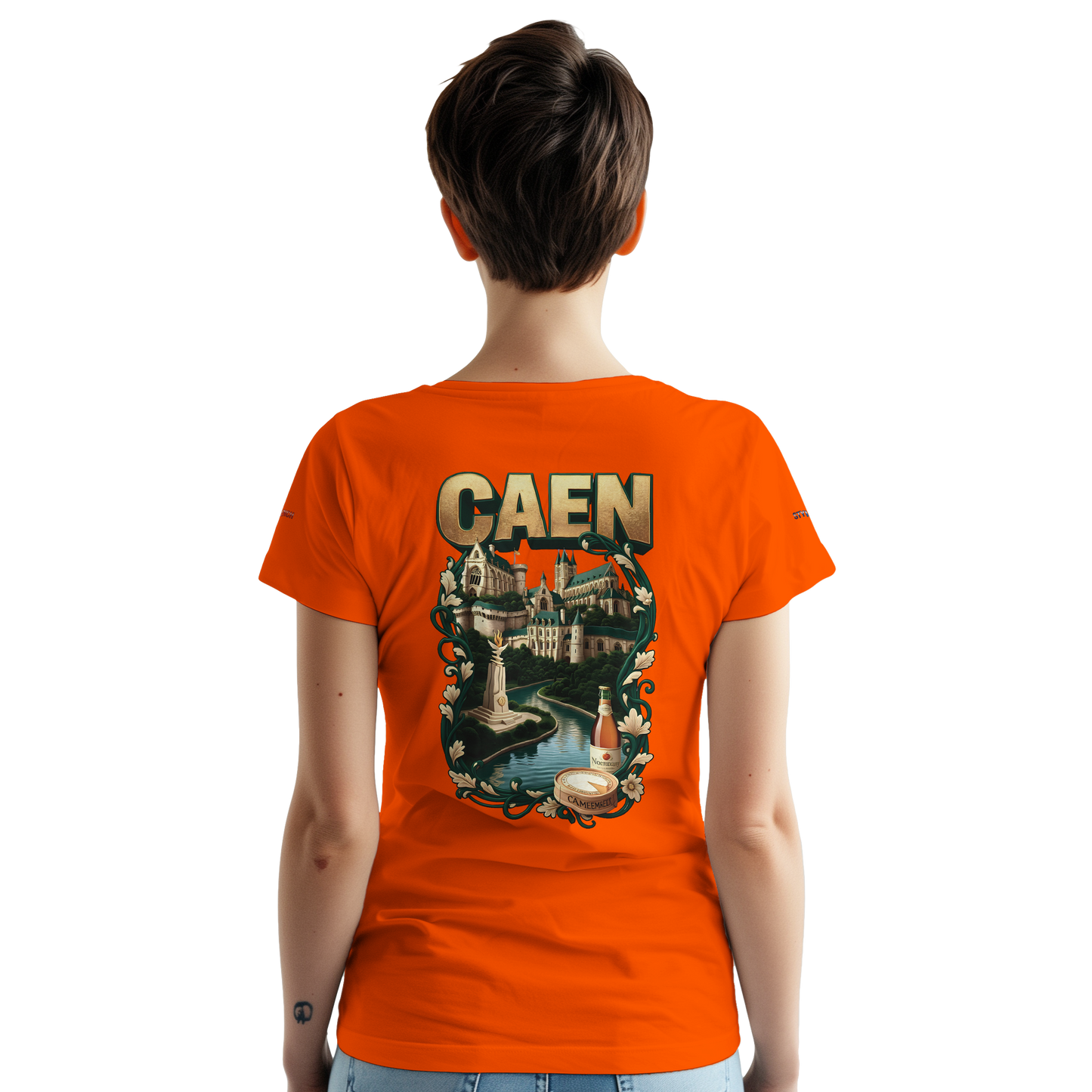 Unisex-T-Shirt Caen Stadt in Frankreich | Gildan® 5000