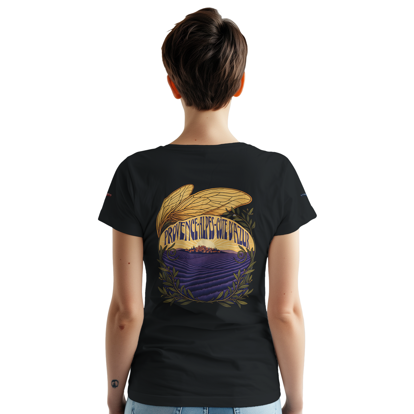 Unisex T-Shirt Provence-Alpes-Côte d'Azur, schwerer Rundhalsausschnitt | Gildan® 5000