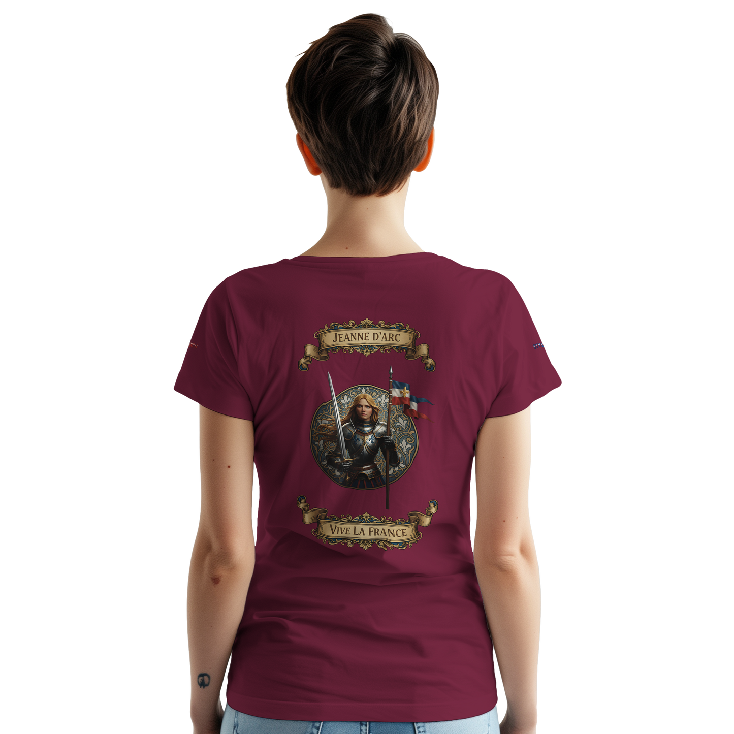 Damen T-Shirt Jeanne d'Arc dick Rundhals | Gildan® 5000