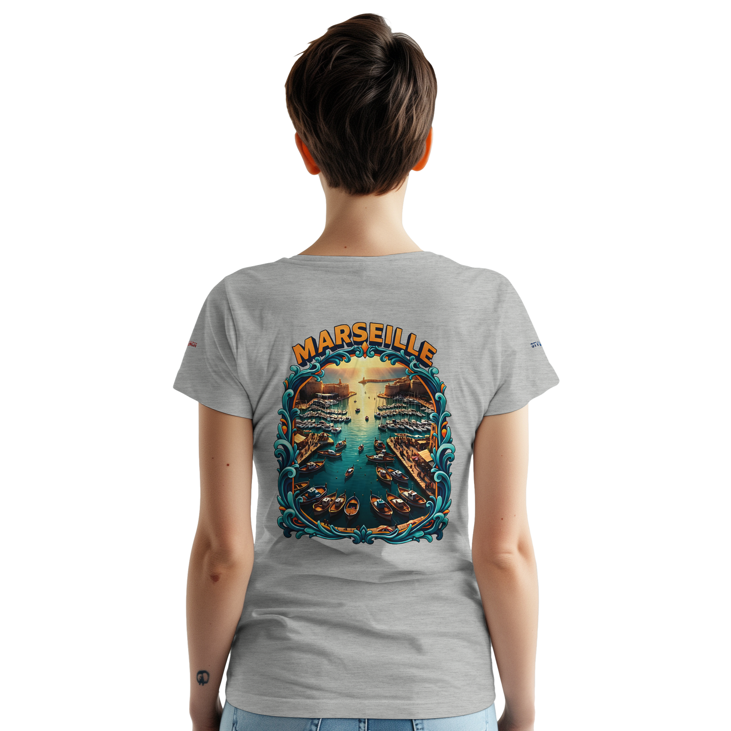 Unisex-T-Shirt Marseille, dick, Rundhalsausschnitt | Gildan® 5000