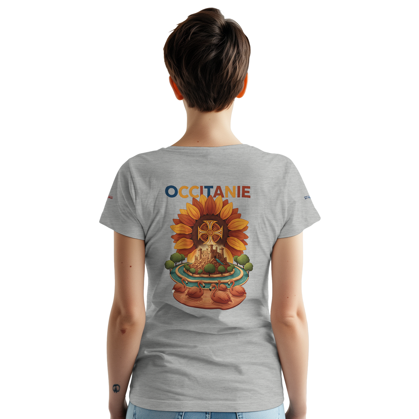 Unisex Occitania T-Shirt, dick, Rundhalsausschnitt | Gildan® 5000