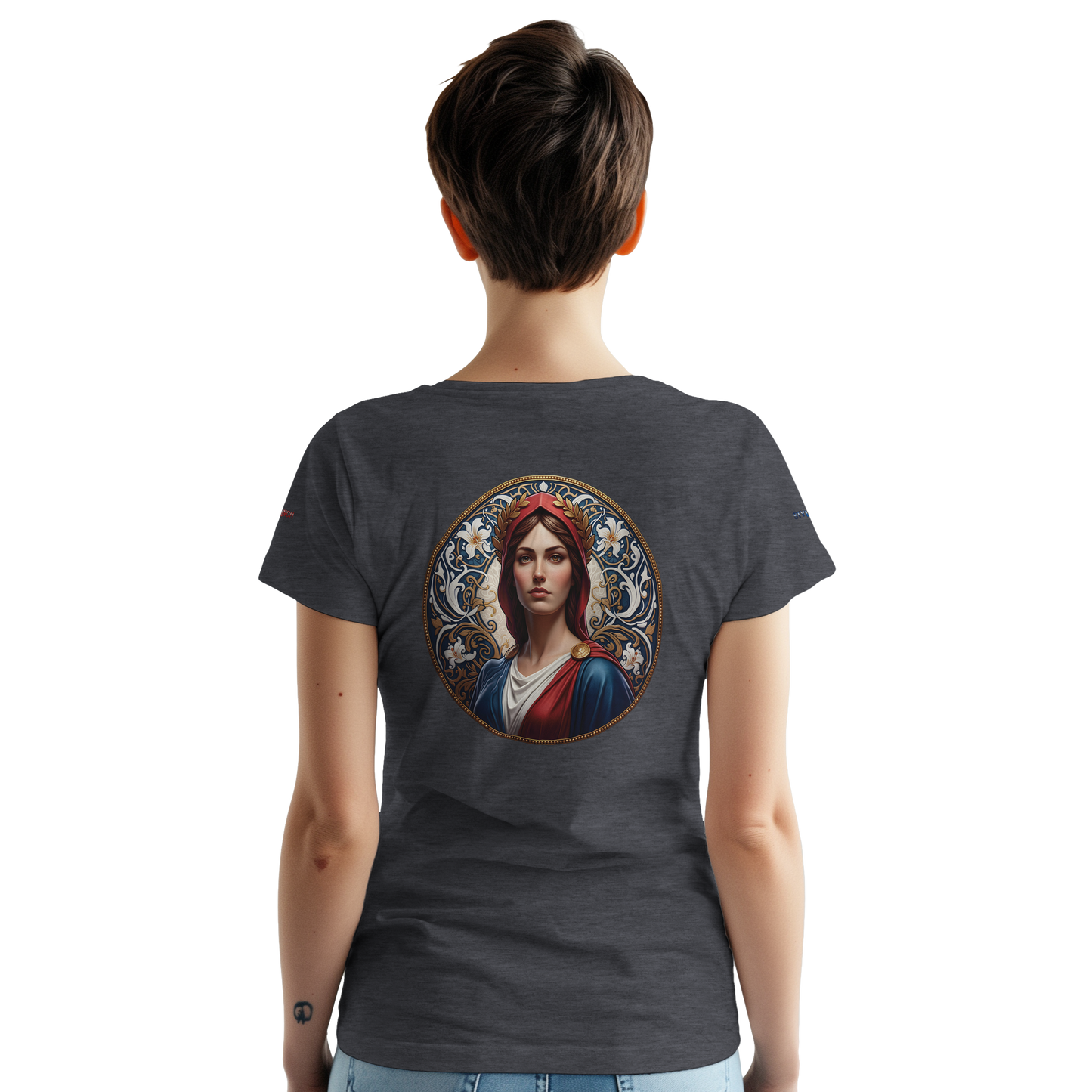 Damen T-Shirt Marianne dick, Rundhals | Gildan® 5000