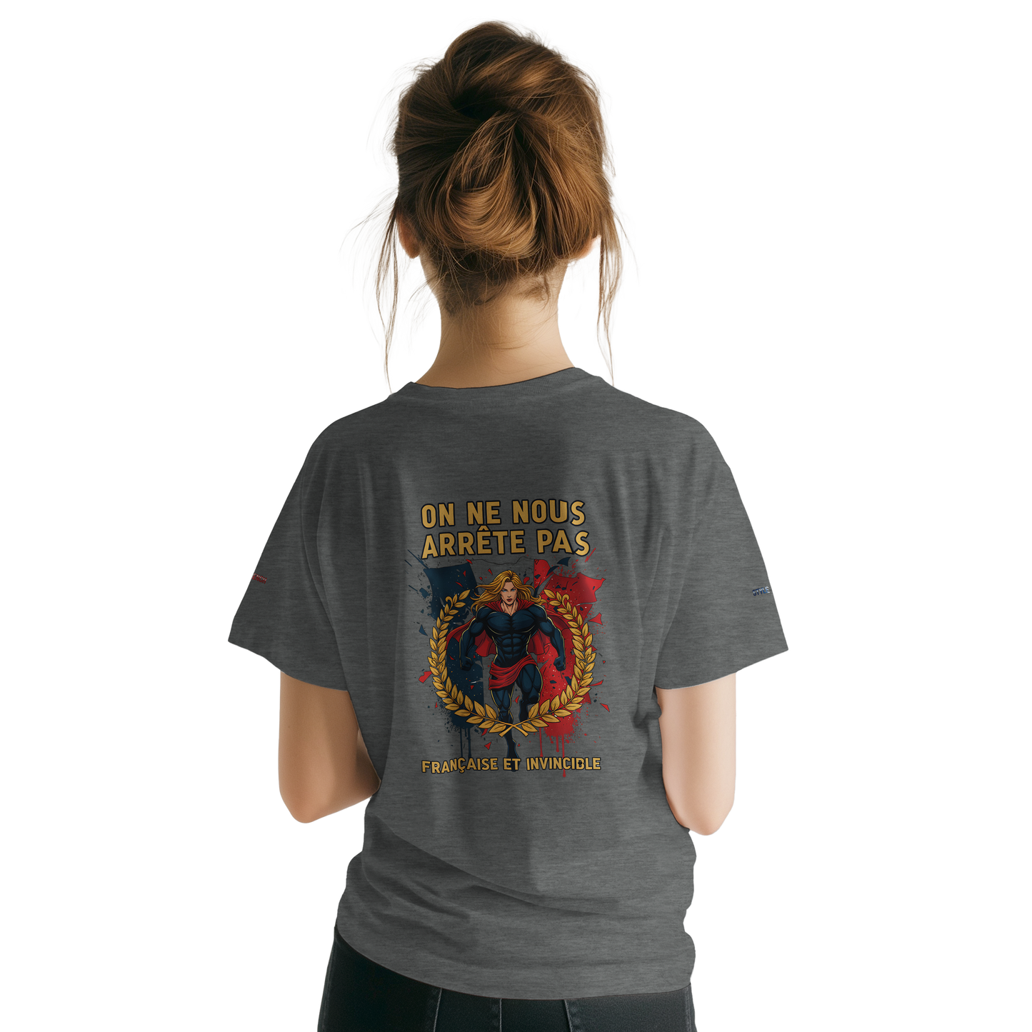 T-shirt Femme 'On ne nous arrête pas' – Coton Doux Premium