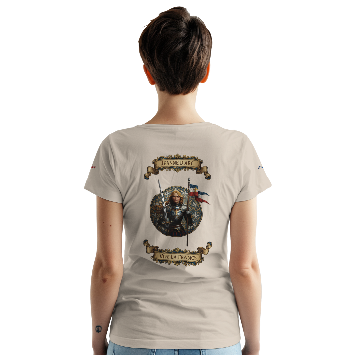 Damen T-Shirt Jeanne d'Arc dick Rundhals | Gildan® 5000