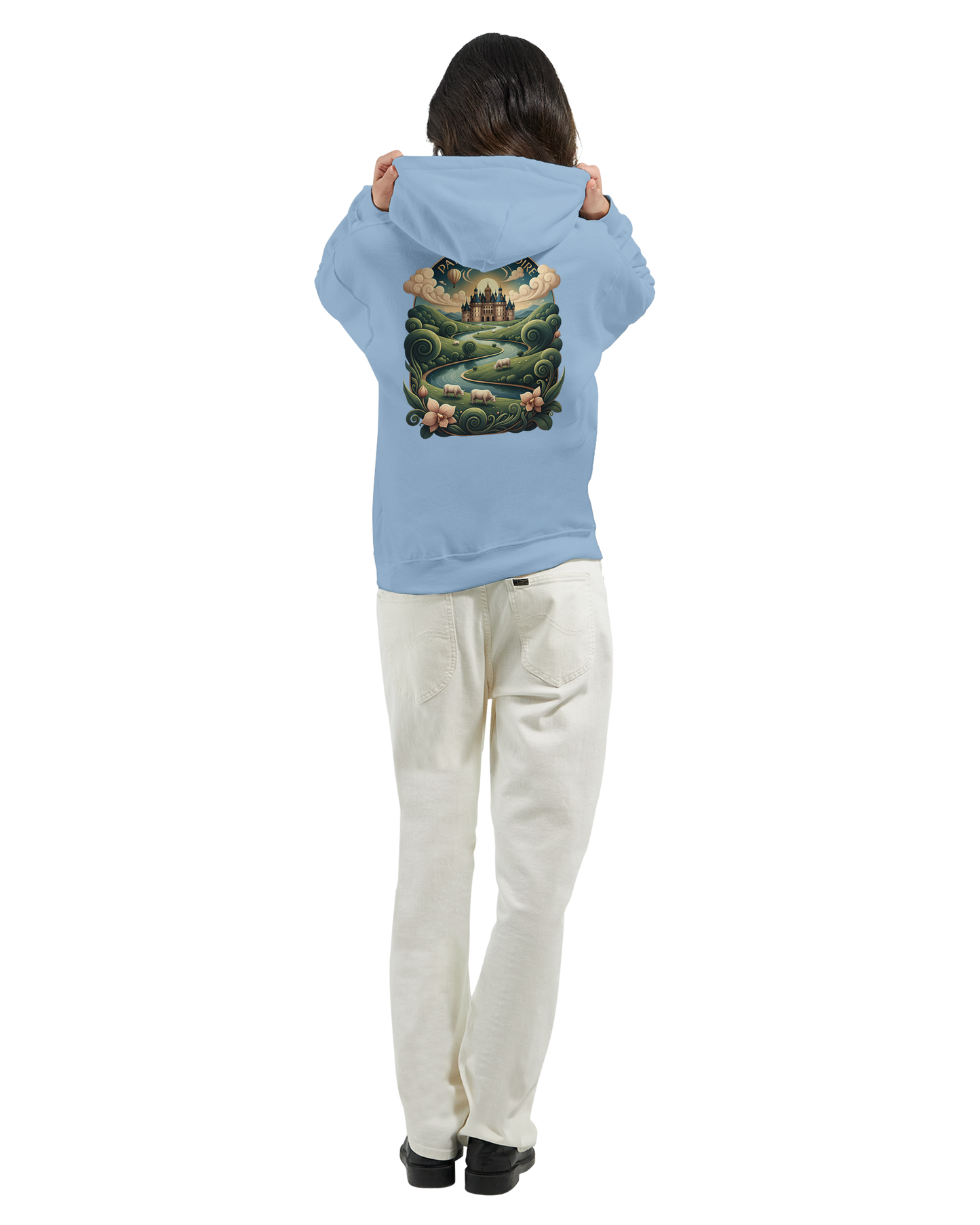 Klassischer Unisex-Kapuzenpullover Pays de la Loire | Gildan® 18500