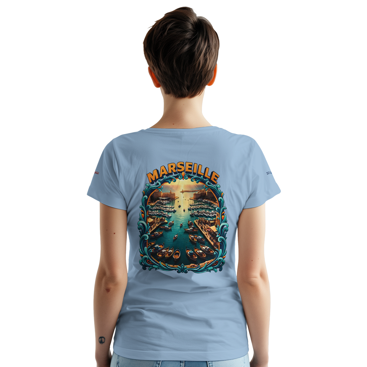 Unisex-T-Shirt Marseille, dick, Rundhalsausschnitt | Gildan® 5000