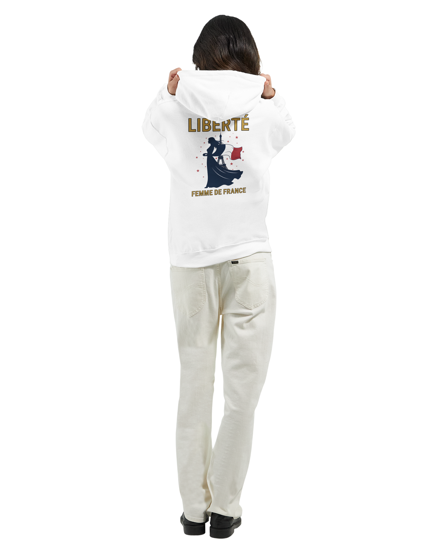 Kapuzenpullover Freiheit Damen French Classic Stil | Gildan® 18500