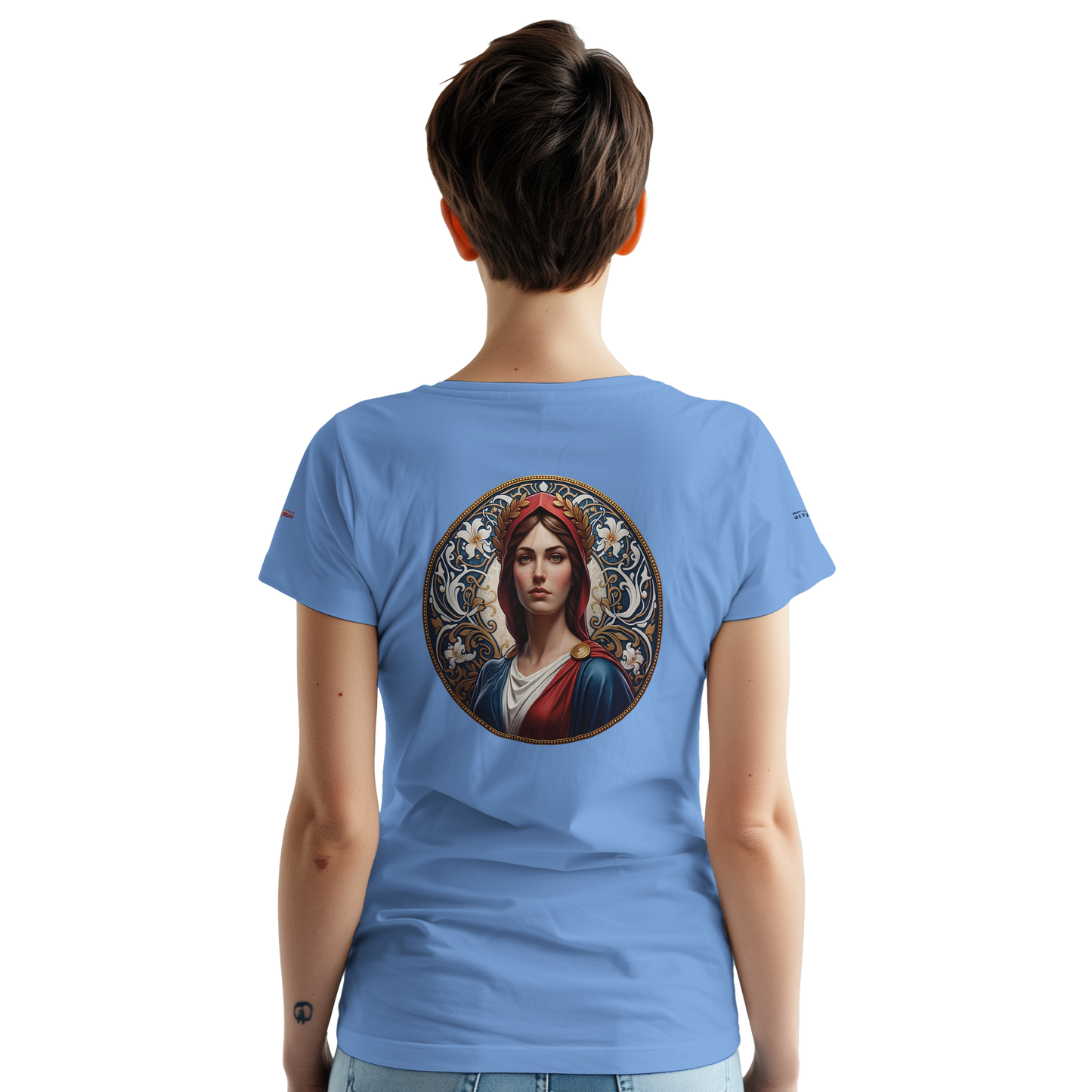 Damen T-Shirt Marianne dick, Rundhals | Gildan® 5000