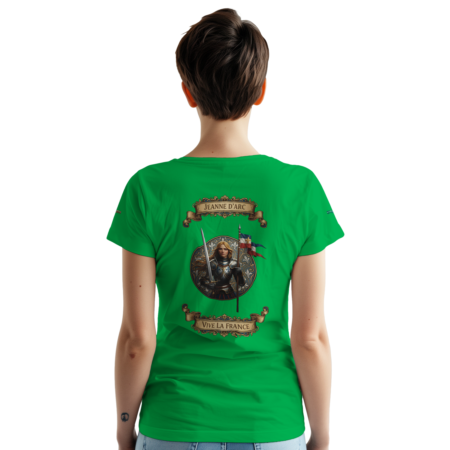Damen T-Shirt Jeanne d'Arc dick Rundhals | Gildan® 5000