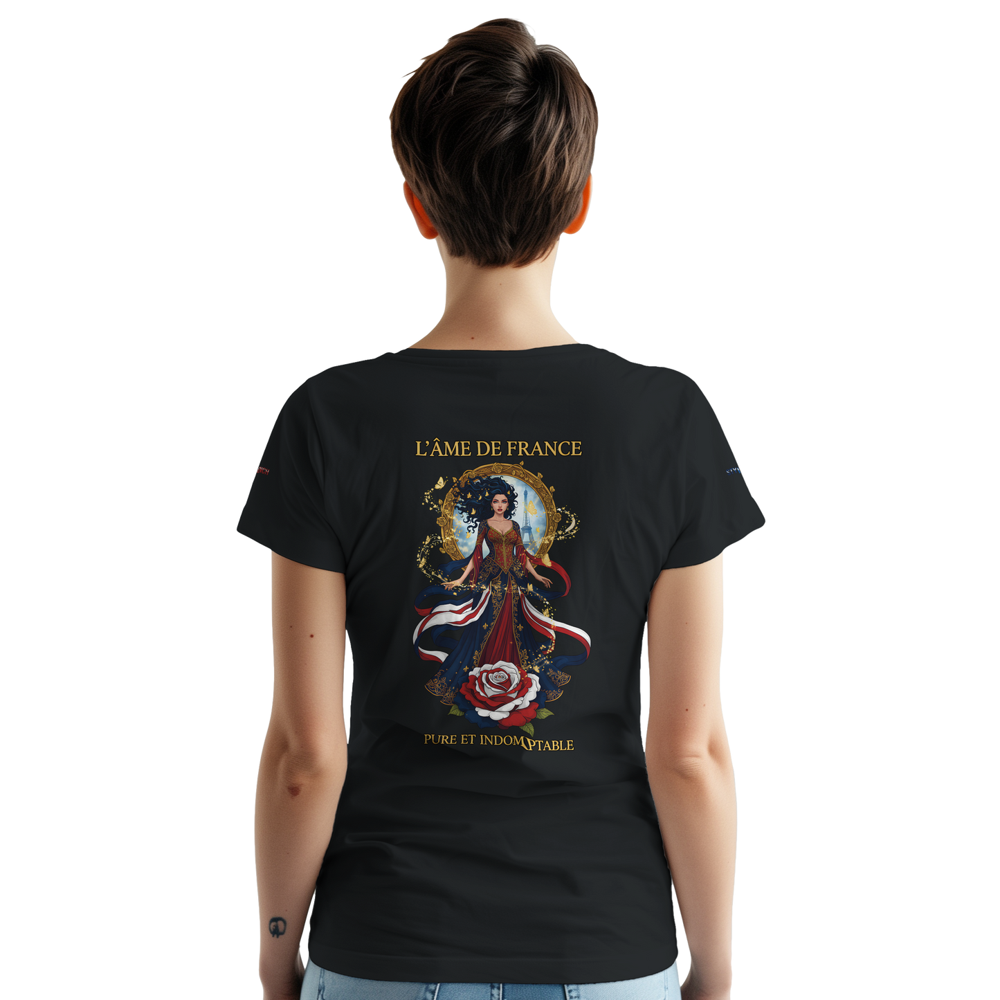 Women's T-shirt The Soul of France French Style Heavyweight Crewneck | Gildan® 5000