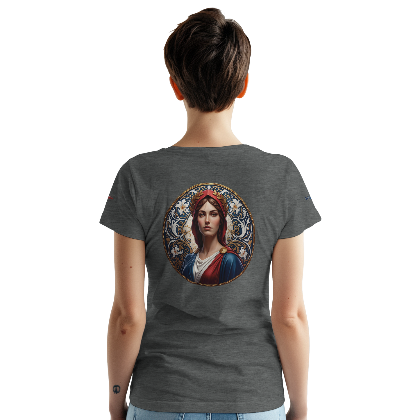 Damen T-Shirt Marianne dick, Rundhals | Gildan® 5000
