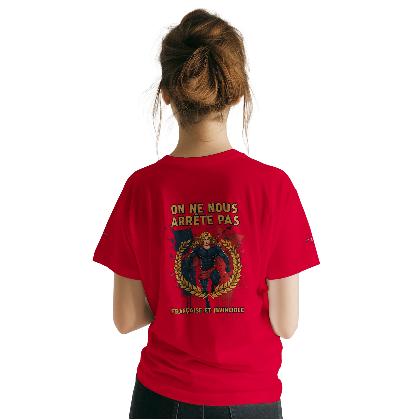 T-shirt Femme 'On ne nous arrête pas' – Coton Doux Premium