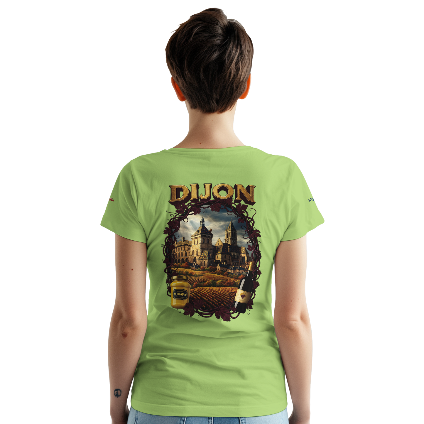 Unisex T-Shirt Dijon Stadt Frankreich dick Rundhals | Gildan® 5000
