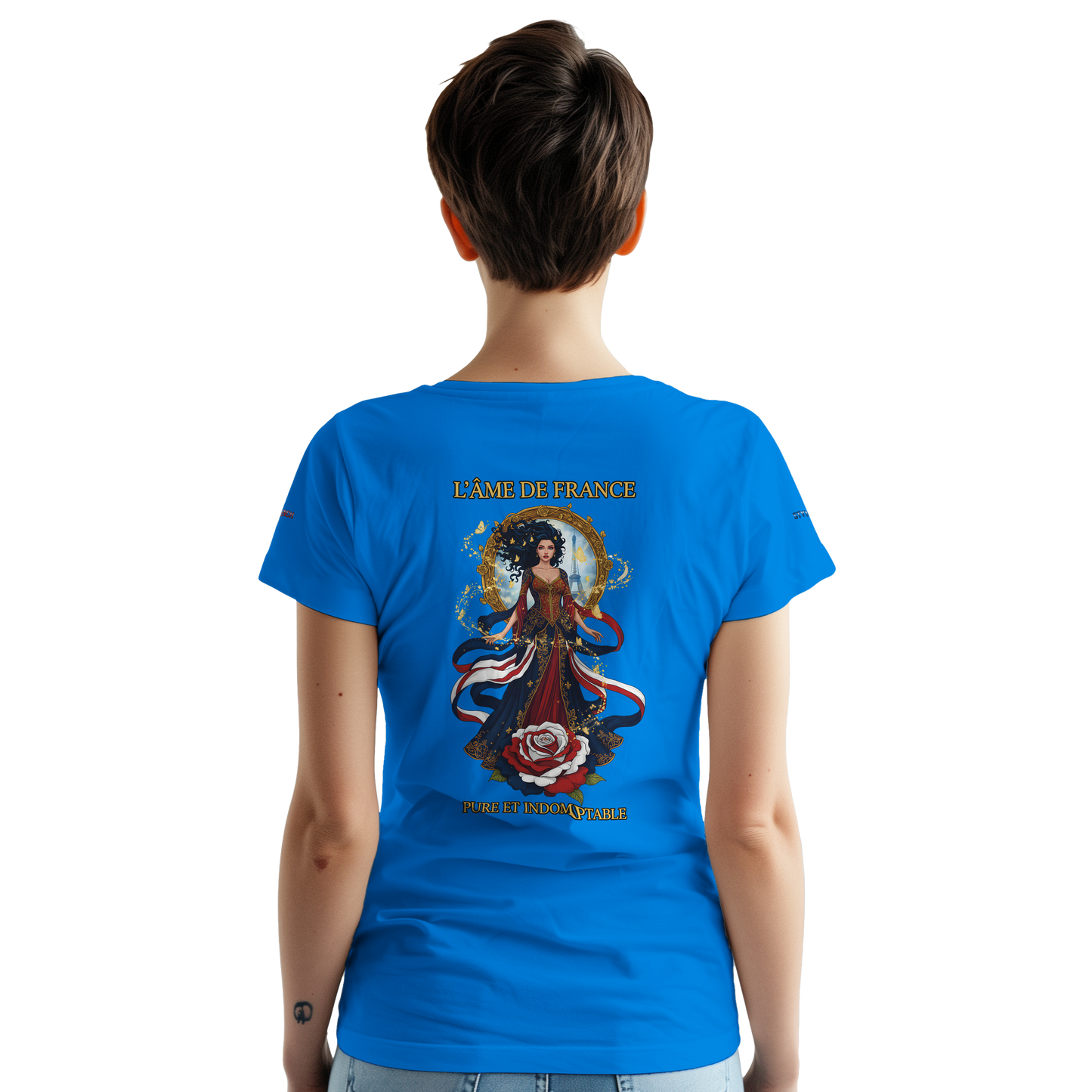 Women's T-shirt The Soul of France French Style Heavyweight Crewneck | Gildan® 5000