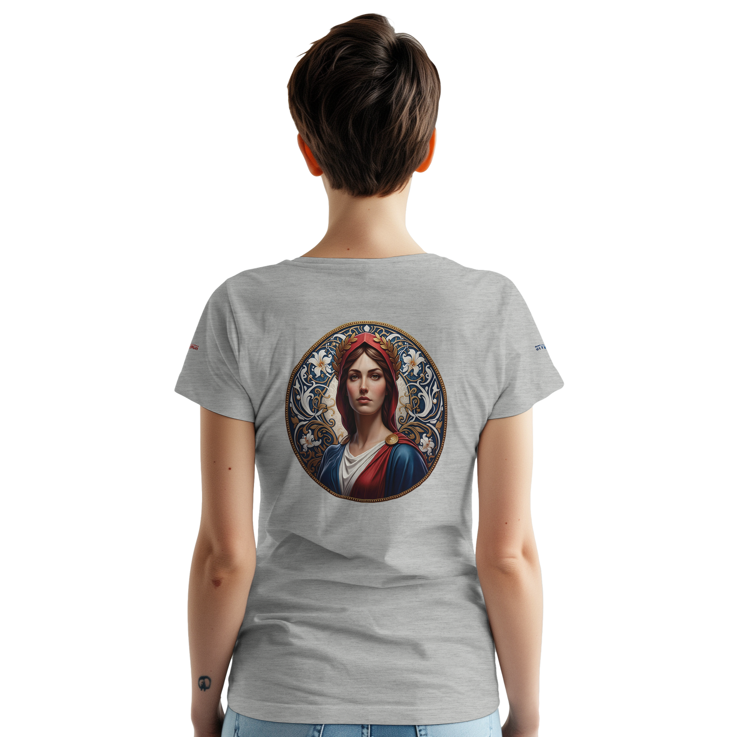 Damen T-Shirt Marianne dick, Rundhals | Gildan® 5000