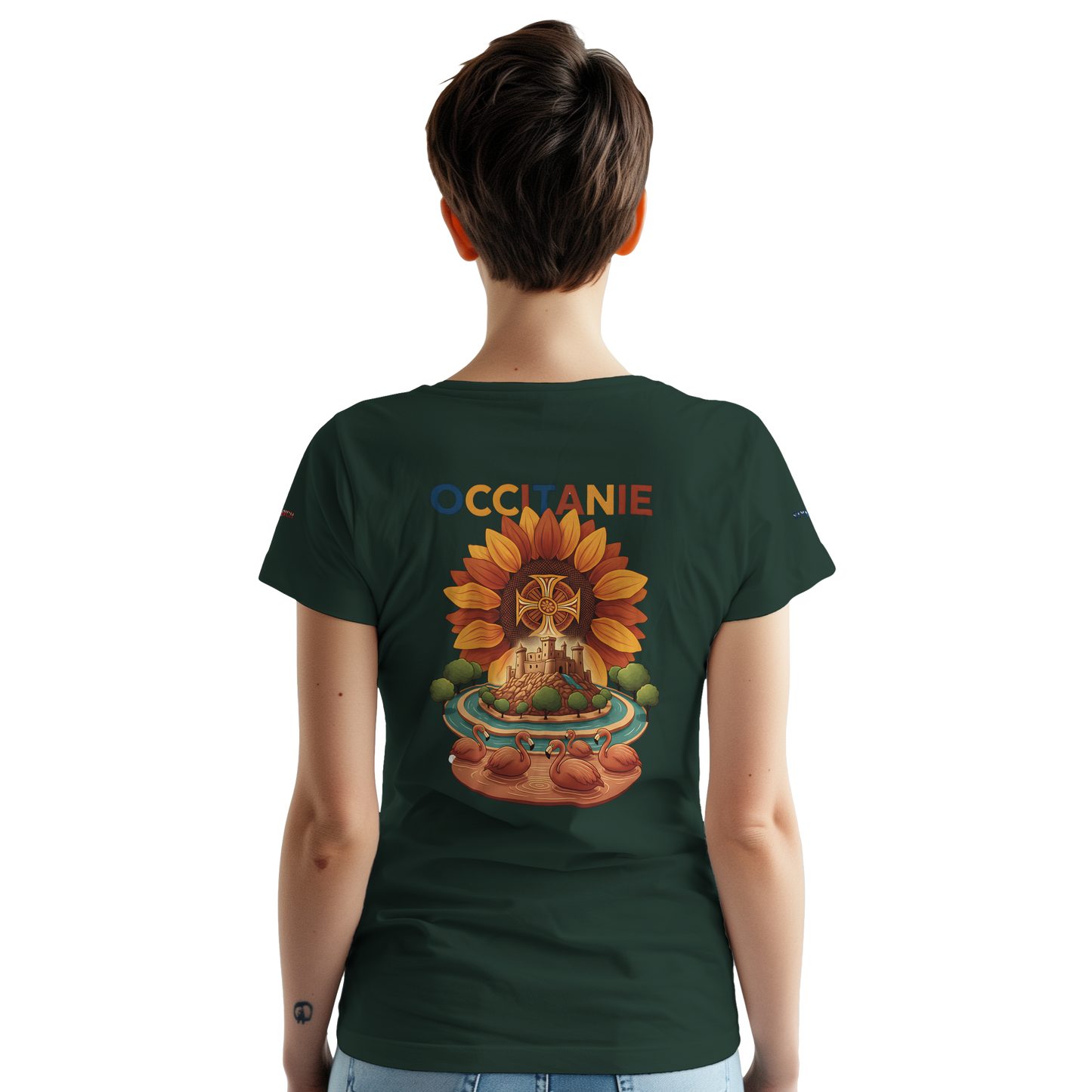 Unisex Occitania T-Shirt, dick, Rundhalsausschnitt | Gildan® 5000