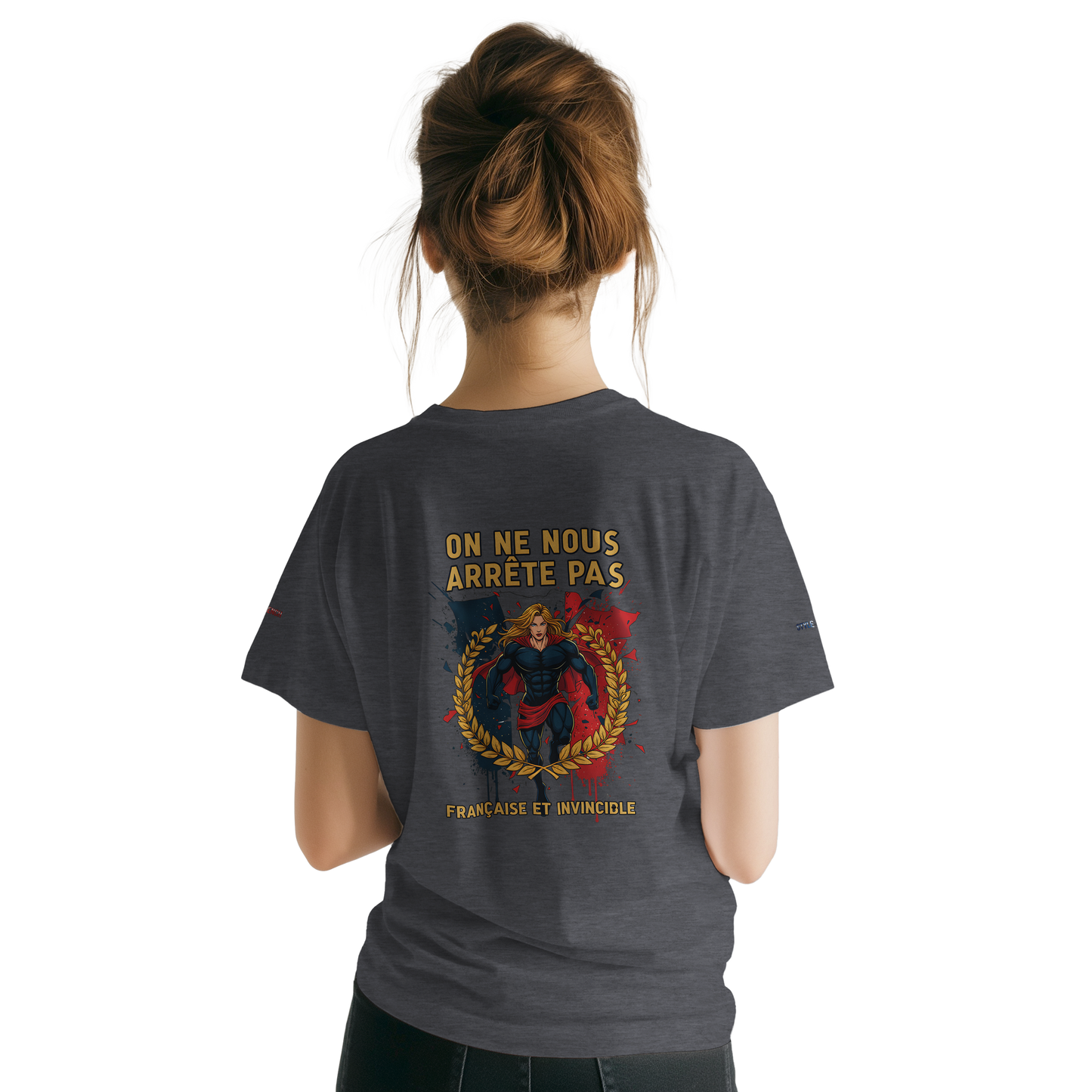 T-shirt Femme 'On ne nous arrête pas' – Coton Doux Premium