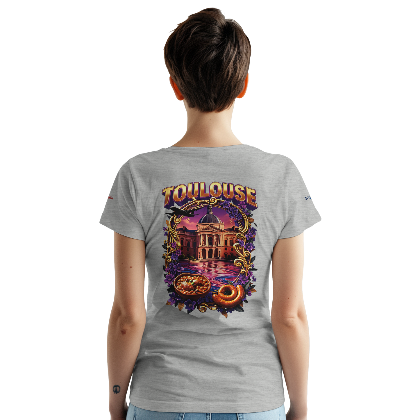 - Unisex Toulouse city of France heavy crewneck t-shirt | Gildan® 5000