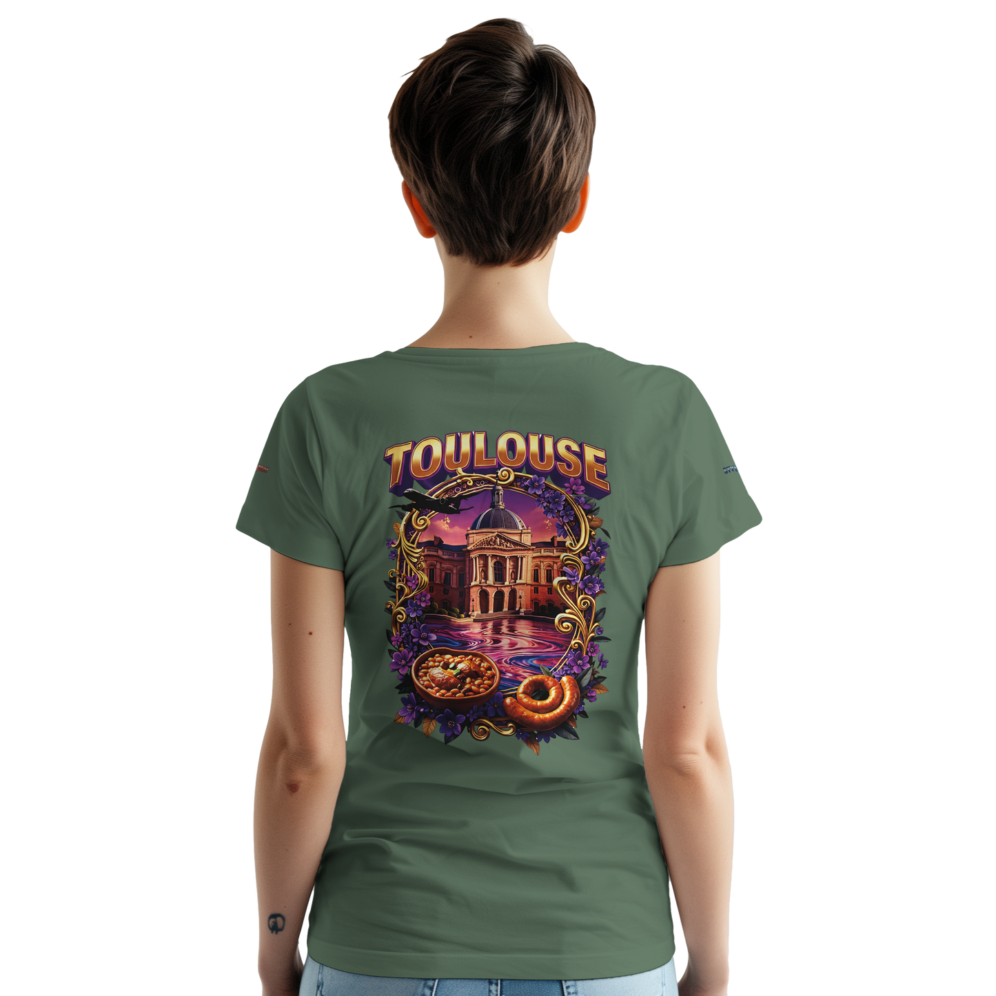 - Unisex Toulouse city of France heavy crewneck t-shirt | Gildan® 5000