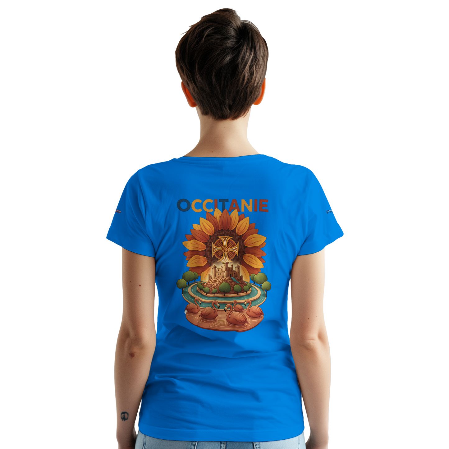 Unisex Occitania T-Shirt, dick, Rundhalsausschnitt | Gildan® 5000