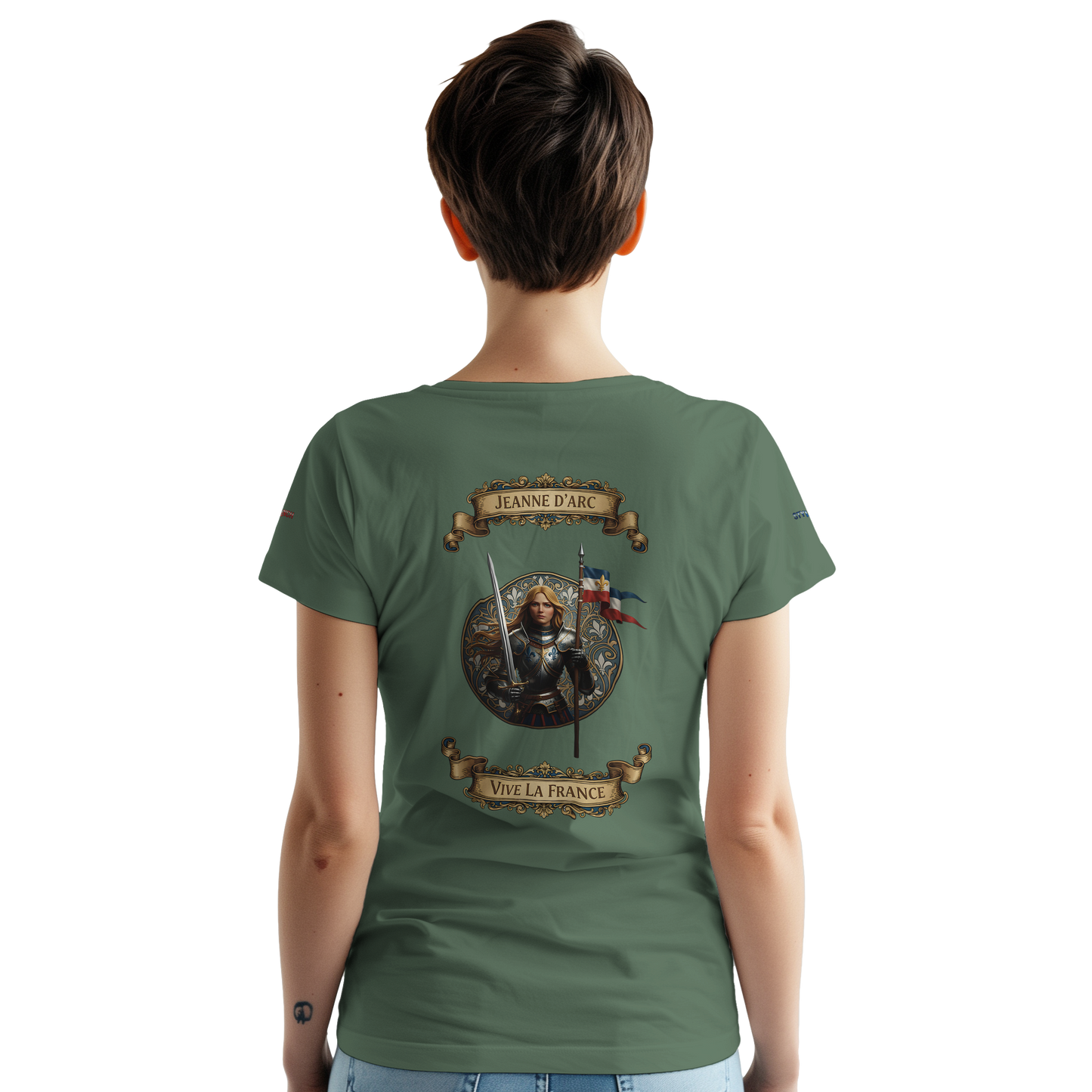 Damen T-Shirt Jeanne d'Arc dick Rundhals | Gildan® 5000