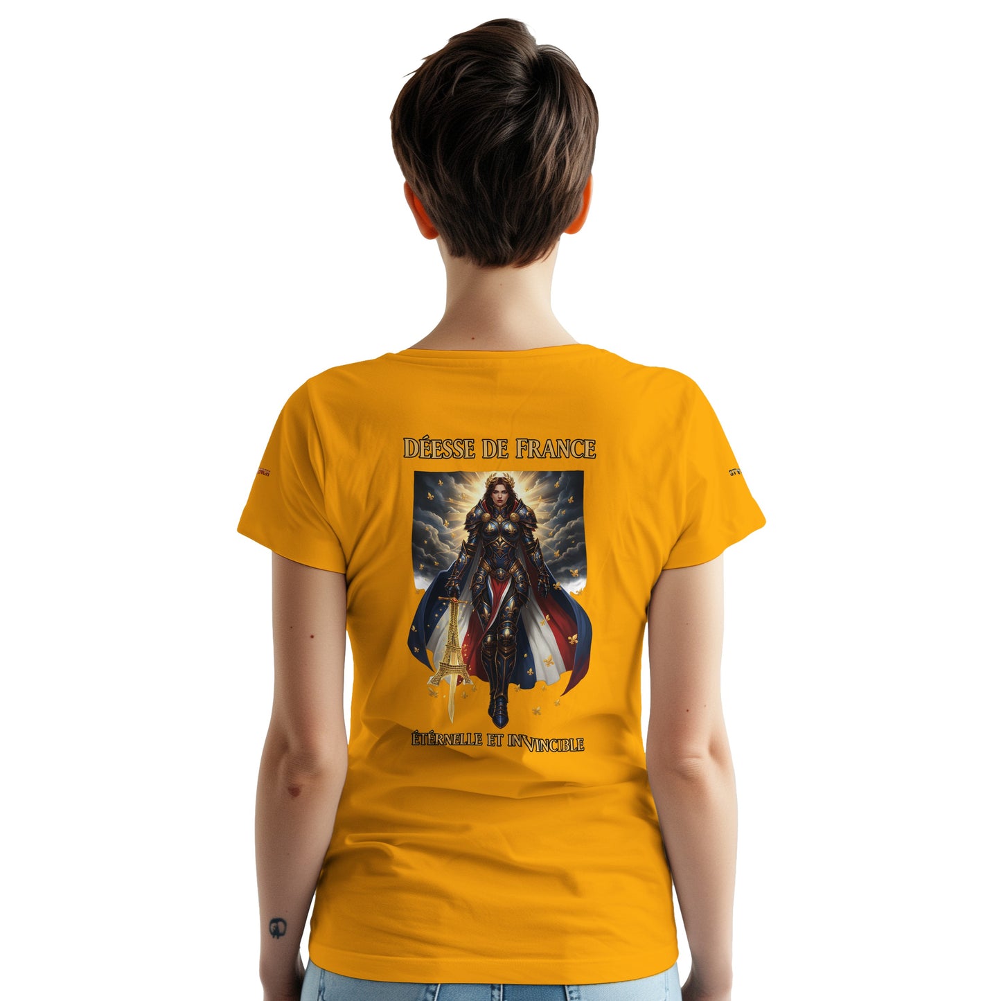 Women's Goddess of France Thick Crewneck T-Shirt | Gildan® 5000