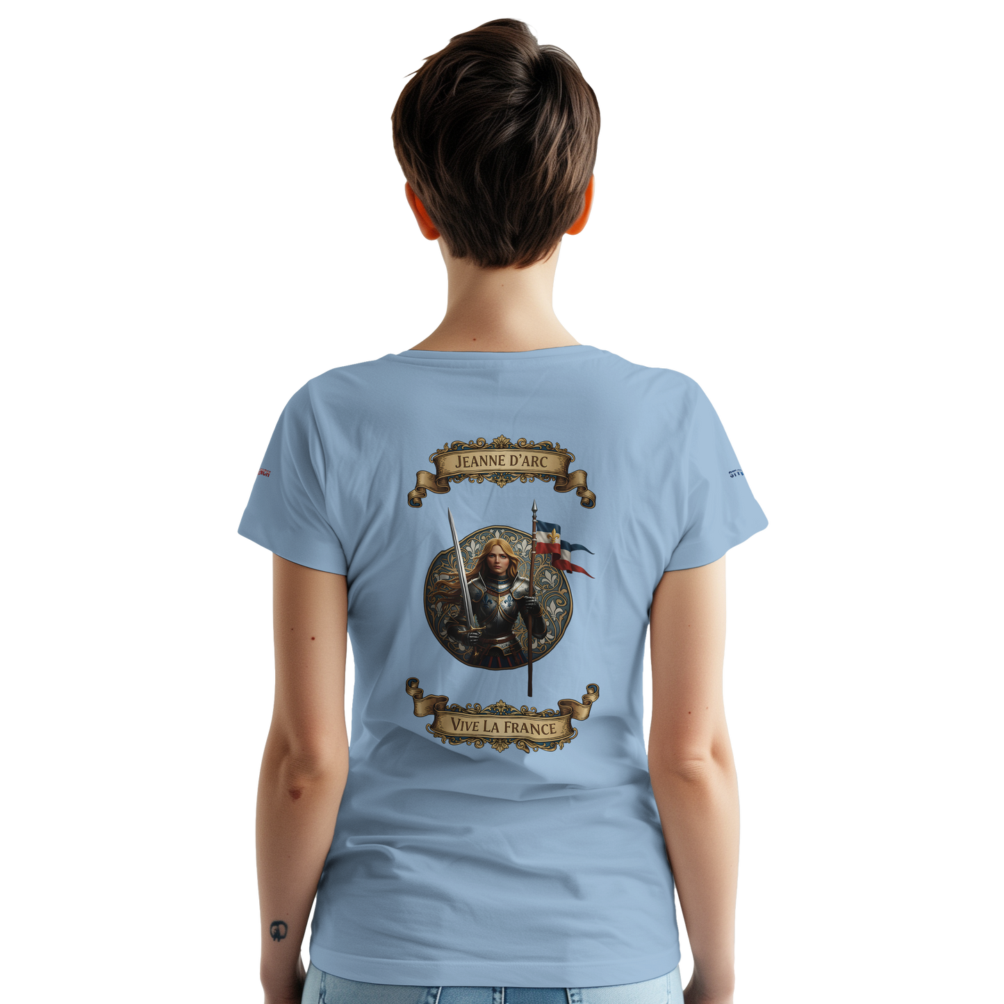Damen T-Shirt Jeanne d'Arc dick Rundhals | Gildan® 5000