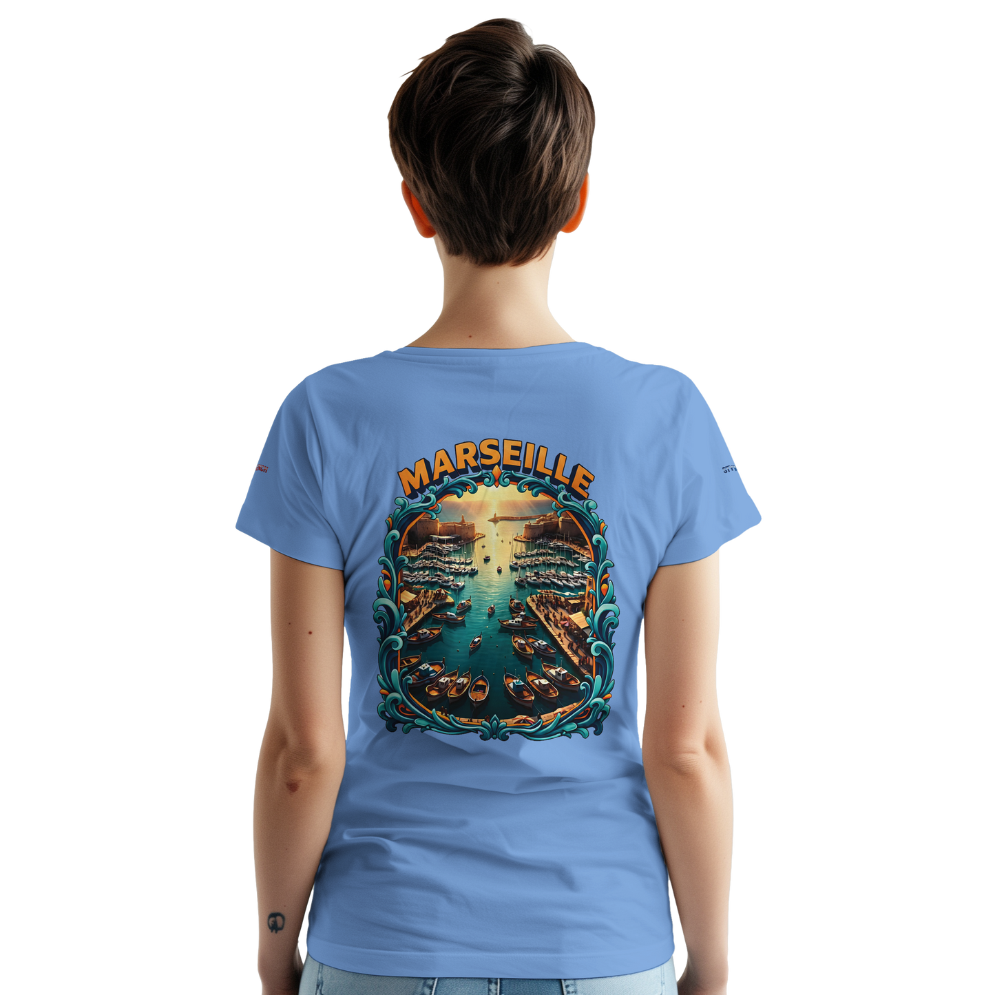 Unisex-T-Shirt Marseille, dick, Rundhalsausschnitt | Gildan® 5000