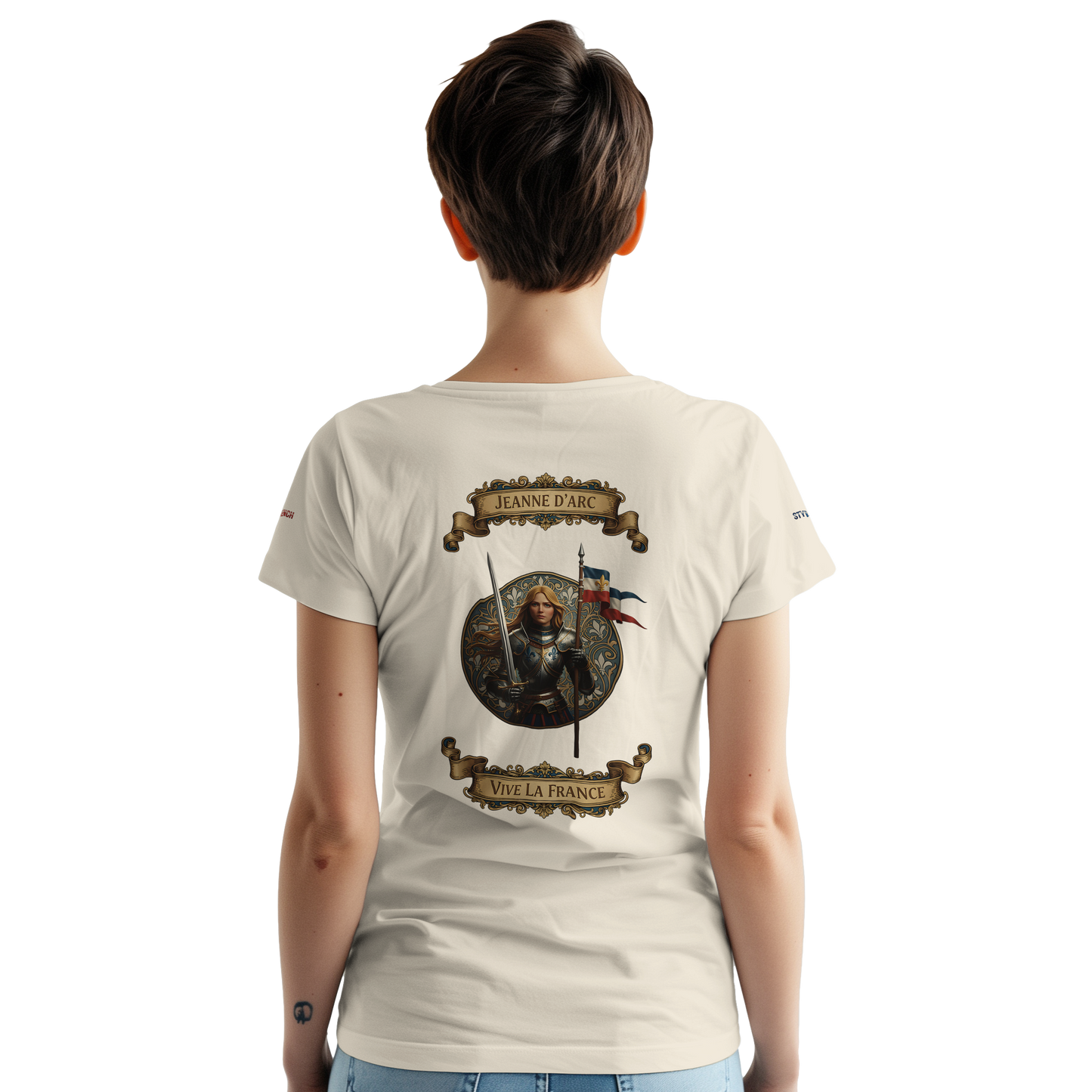 Damen T-Shirt Jeanne d'Arc dick Rundhals | Gildan® 5000