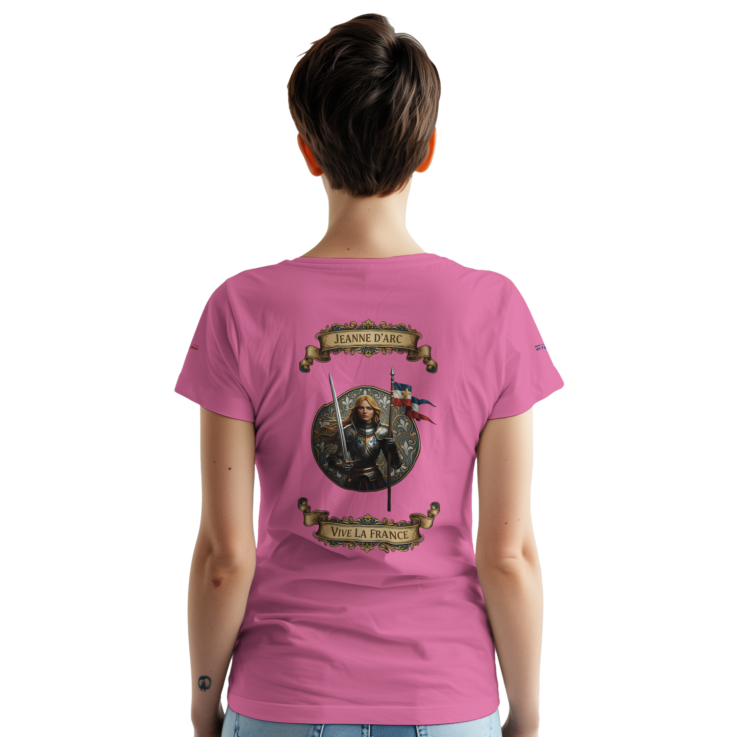 Damen T-Shirt Jeanne d'Arc dick Rundhals | Gildan® 5000