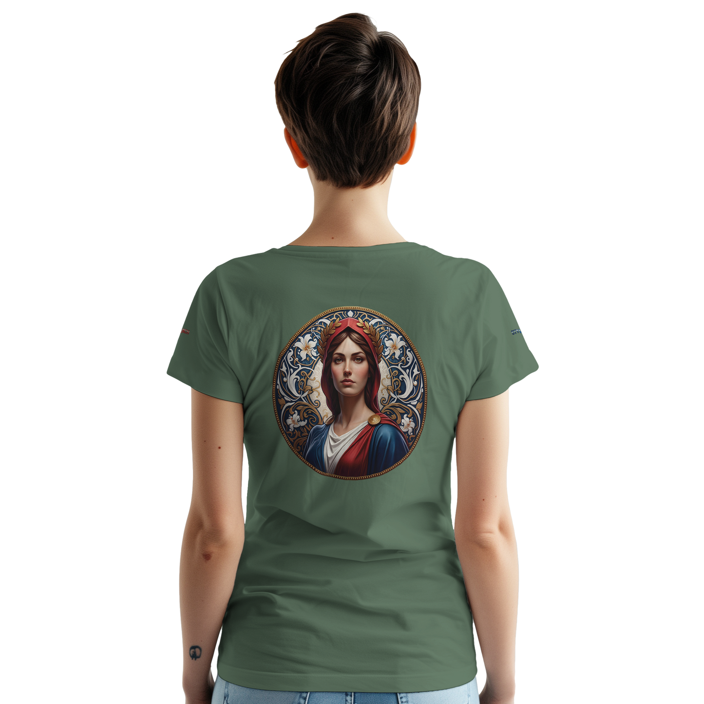 Damen T-Shirt Marianne dick, Rundhals | Gildan® 5000