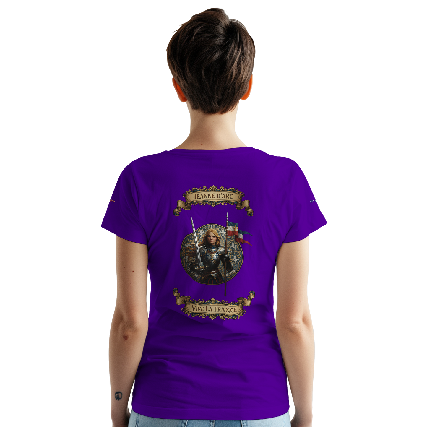 Damen T-Shirt Jeanne d'Arc dick Rundhals | Gildan® 5000